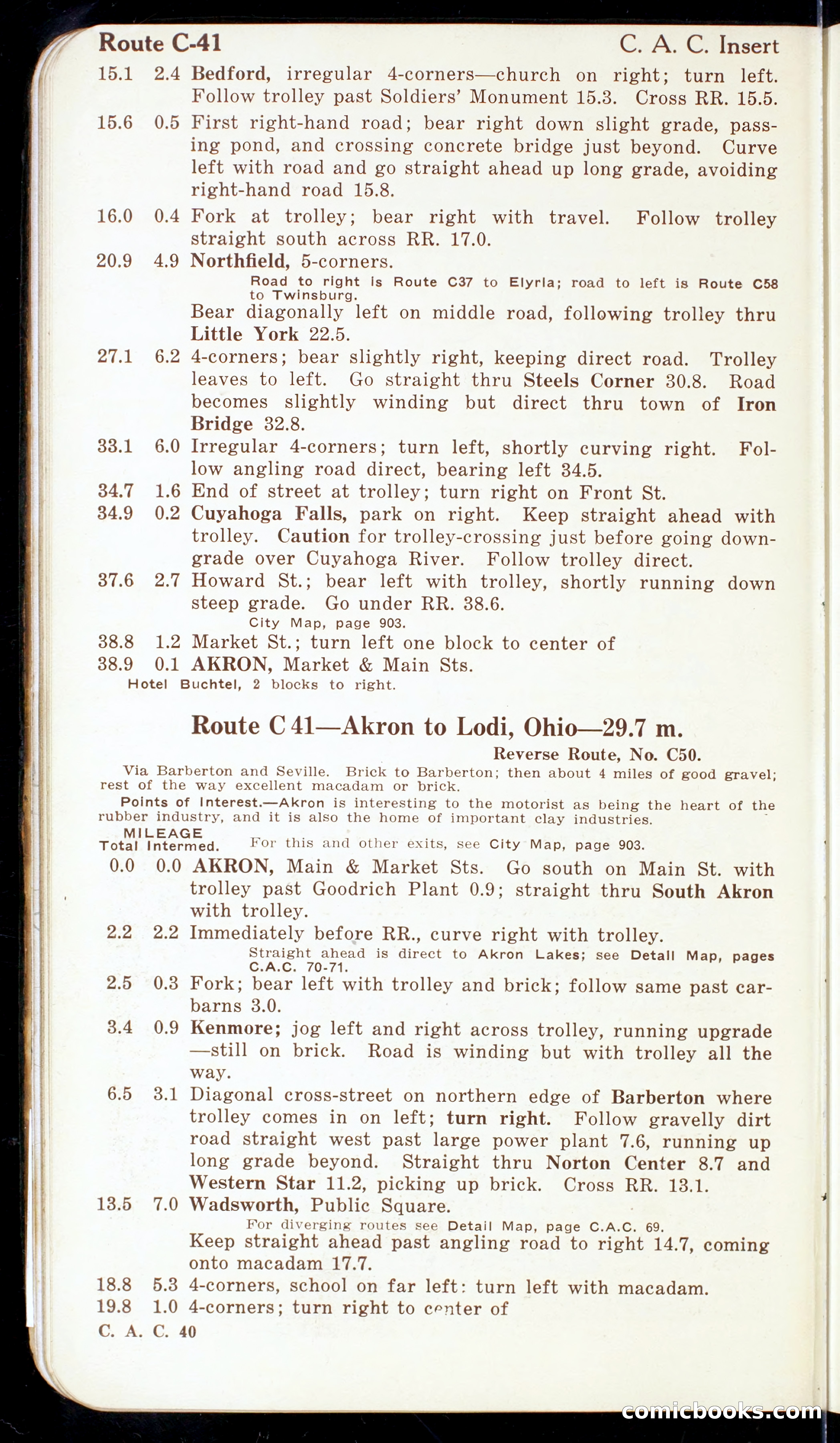 Cleveland Automobile Blue Book, Volume 4: The Middle West — page 50 of 400