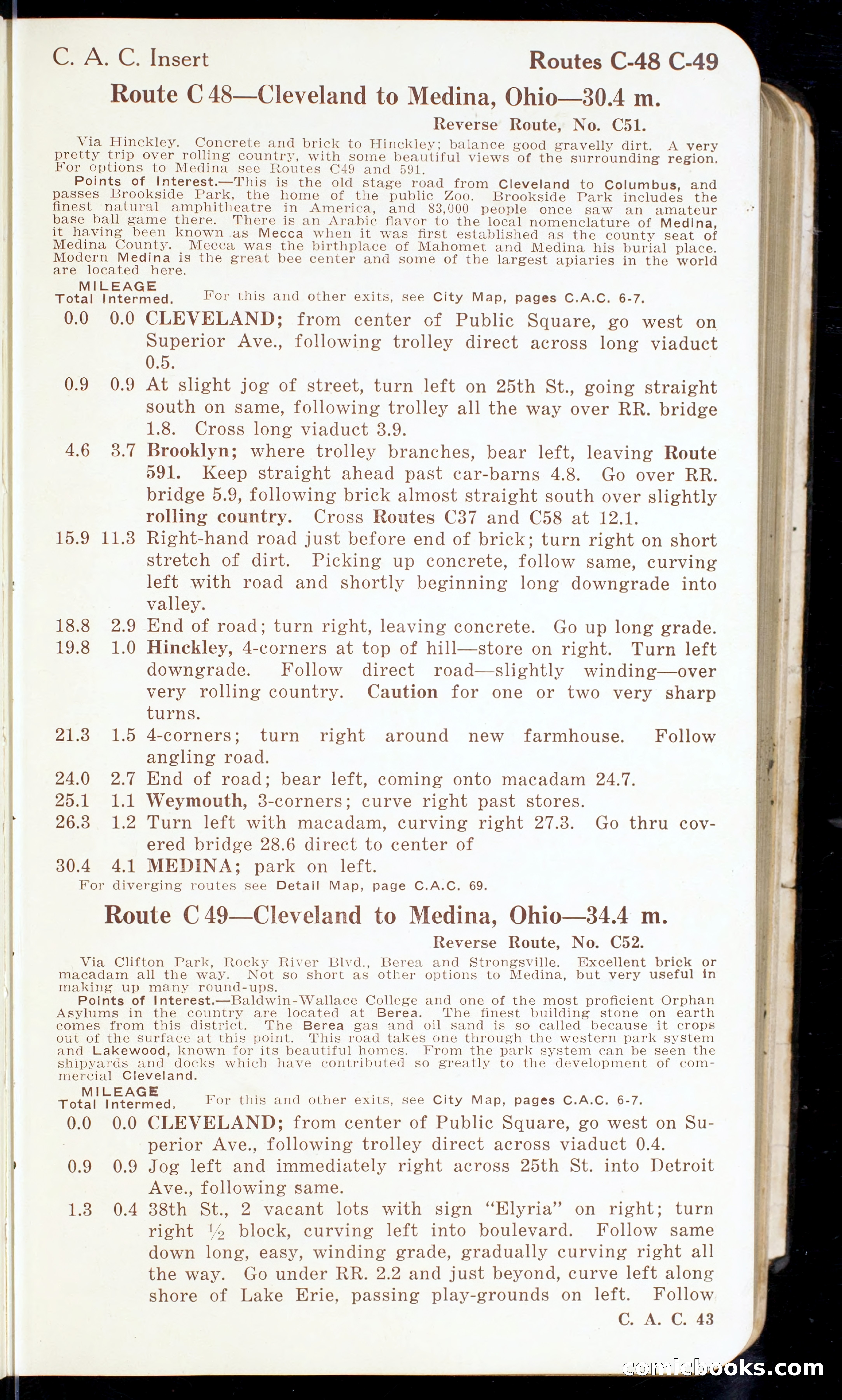 Cleveland Automobile Blue Book, Volume 4: The Middle West — page 53 of 400