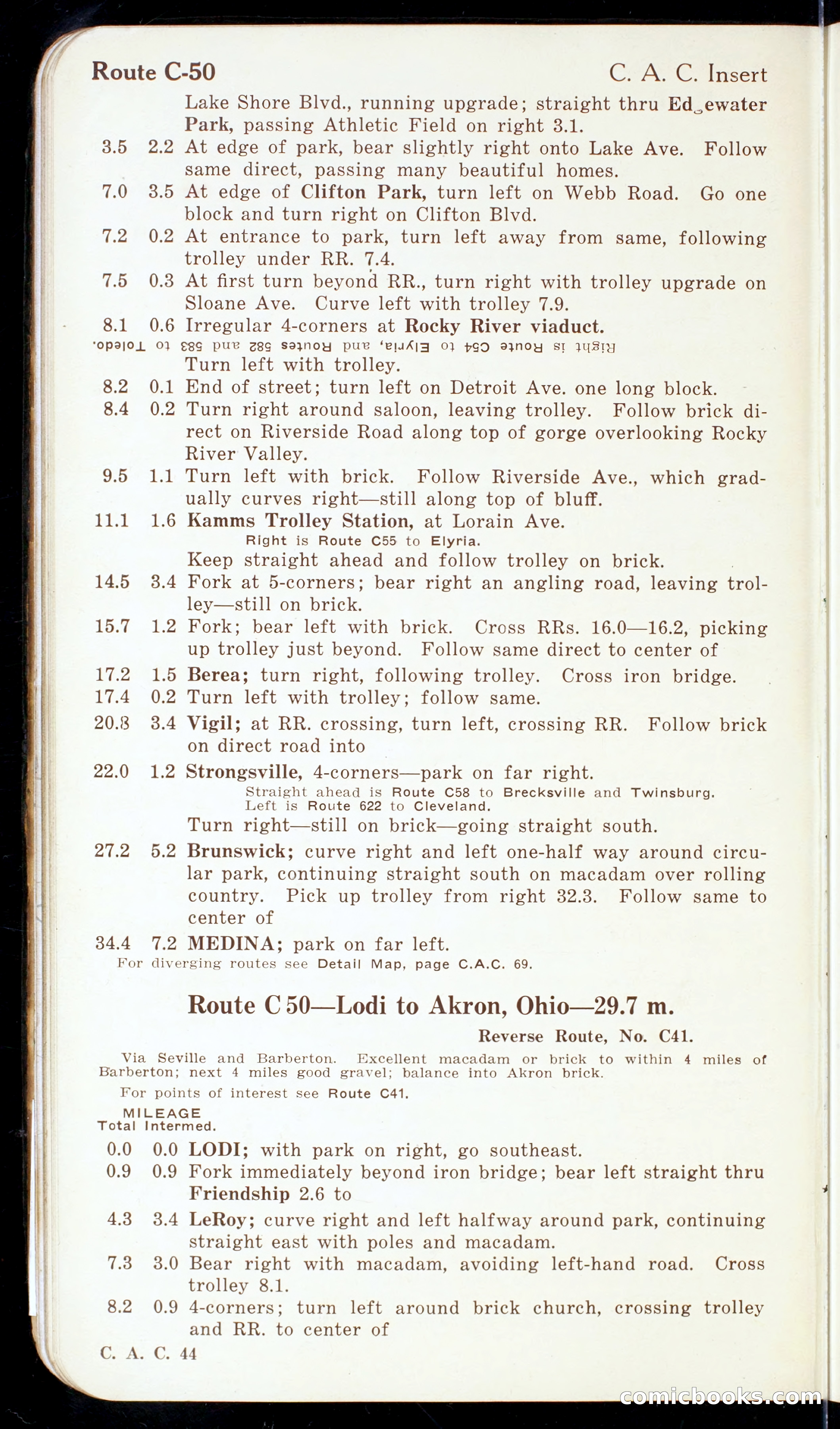Cleveland Automobile Blue Book, Volume 4: The Middle West — page 54 of 400