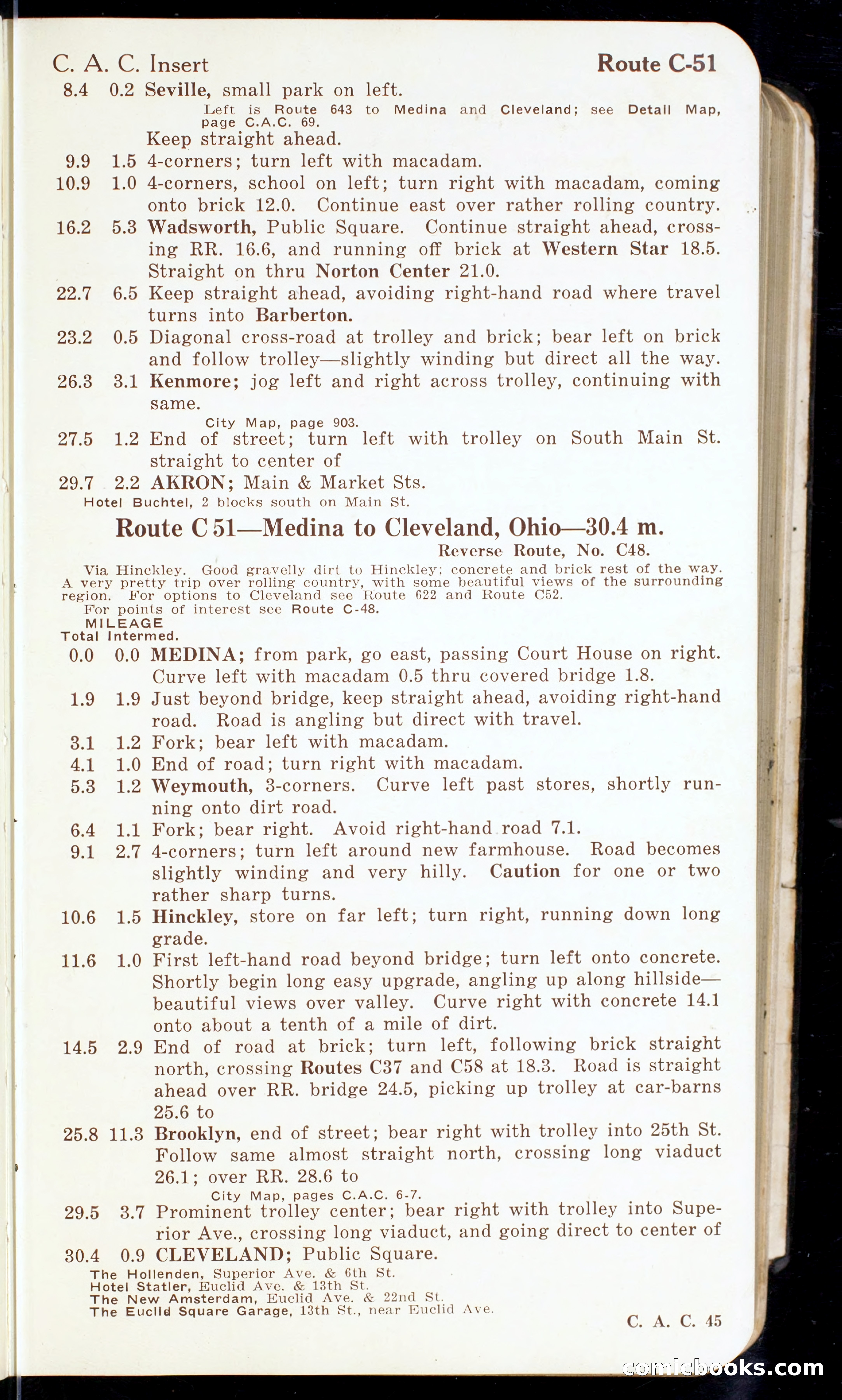 Cleveland Automobile Blue Book, Volume 4: The Middle West — page 55 of 400