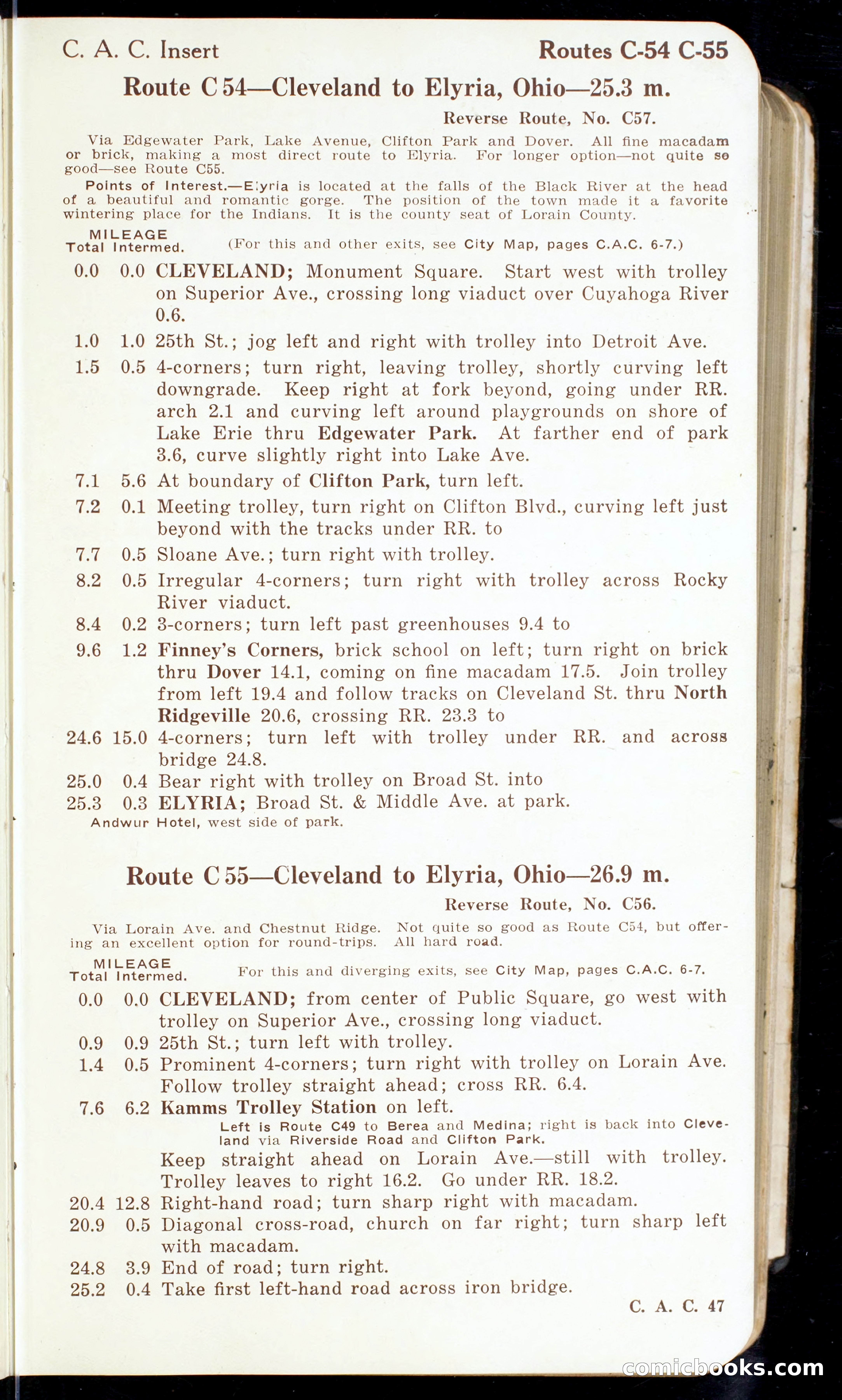 Cleveland Automobile Blue Book, Volume 4: The Middle West — page 57 of 400