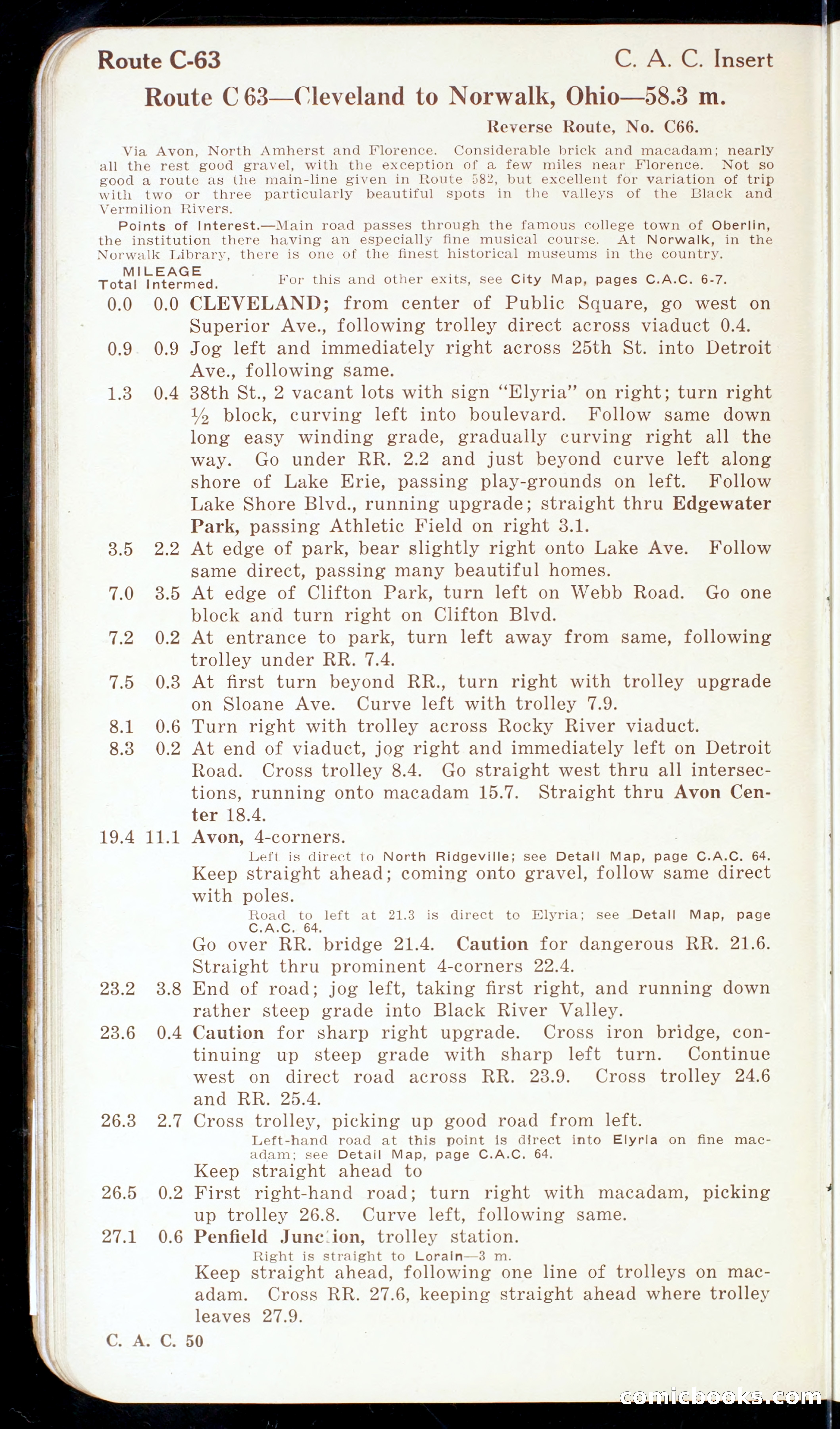Cleveland Automobile Blue Book, Volume 4: The Middle West — page 60 of 400