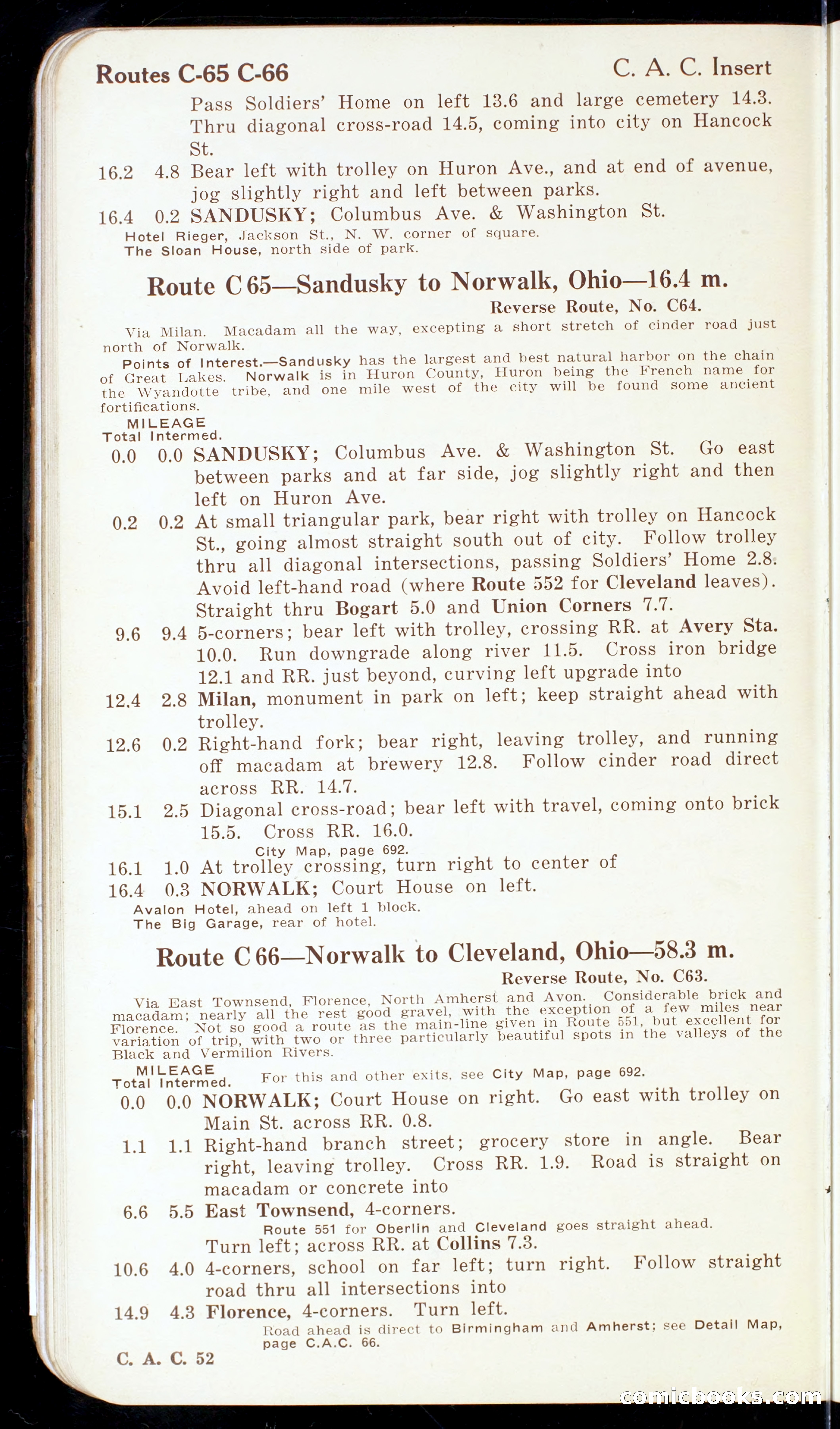 Cleveland Automobile Blue Book, Volume 4: The Middle West — page 62 of 400