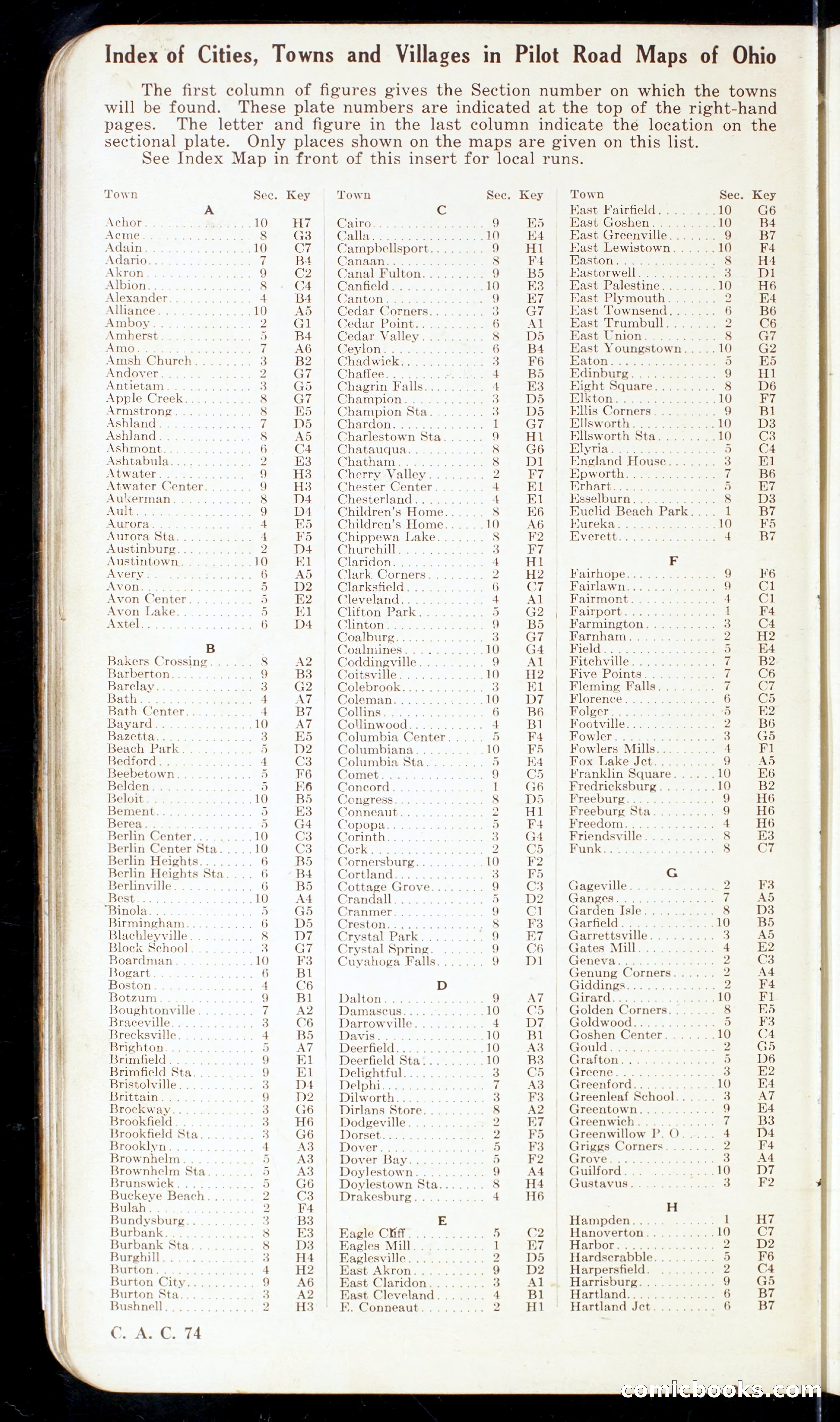 Cleveland Automobile Blue Book, Volume 4: The Middle West — page 84 of 400