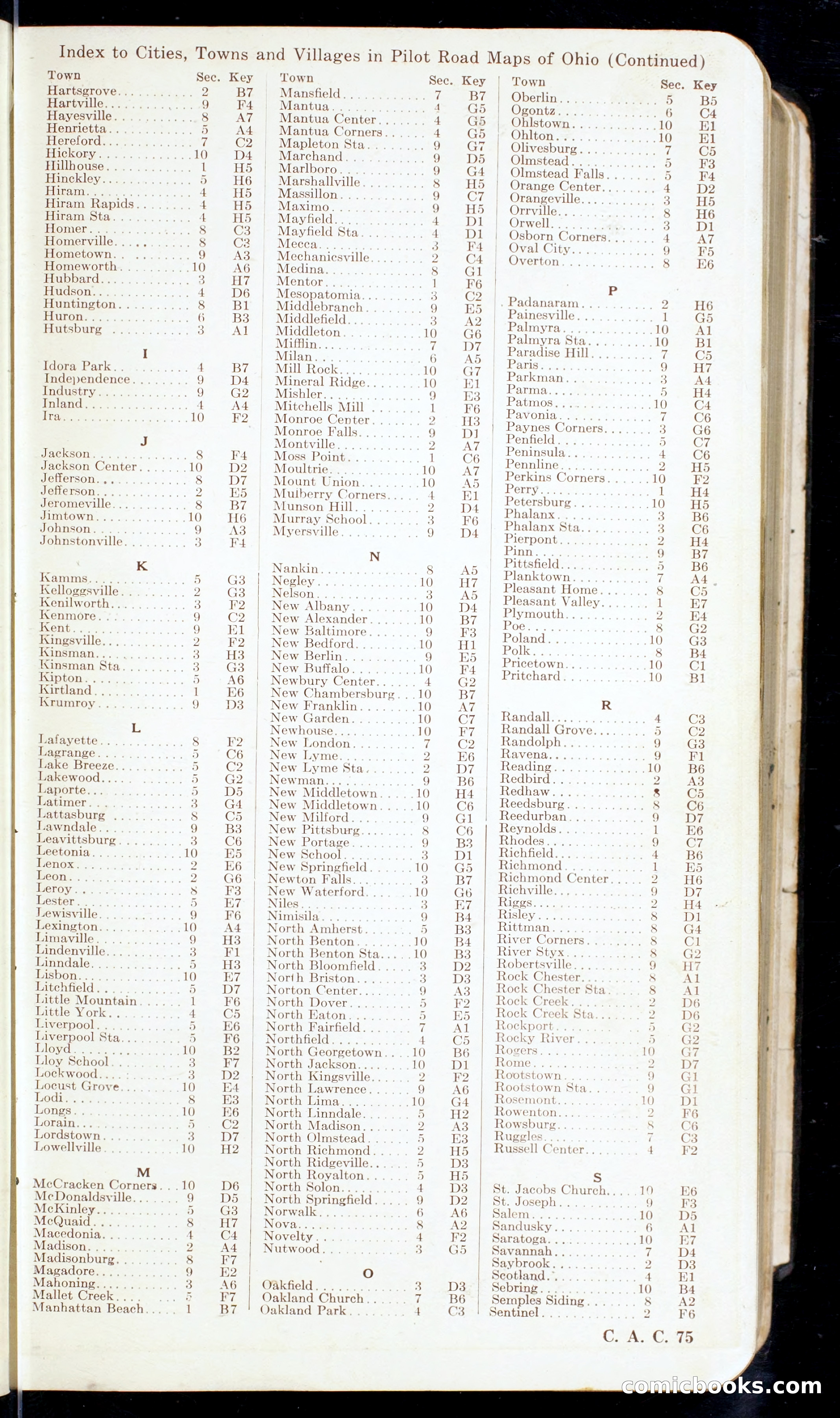 Cleveland Automobile Blue Book, Volume 4: The Middle West — page 85 of 400