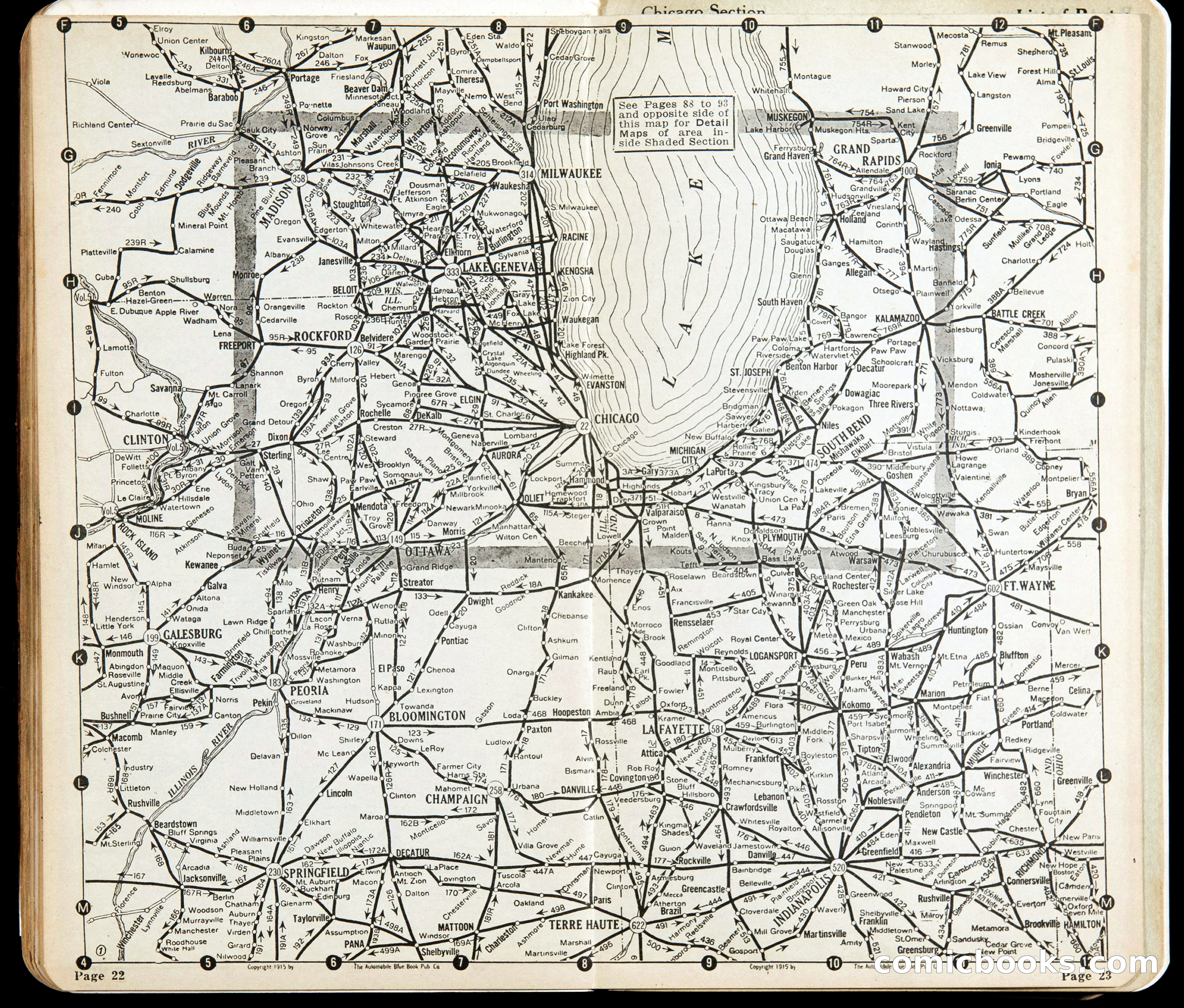 Cleveland Automobile Blue Book, Volume 4: The Middle West — page 106 of 400