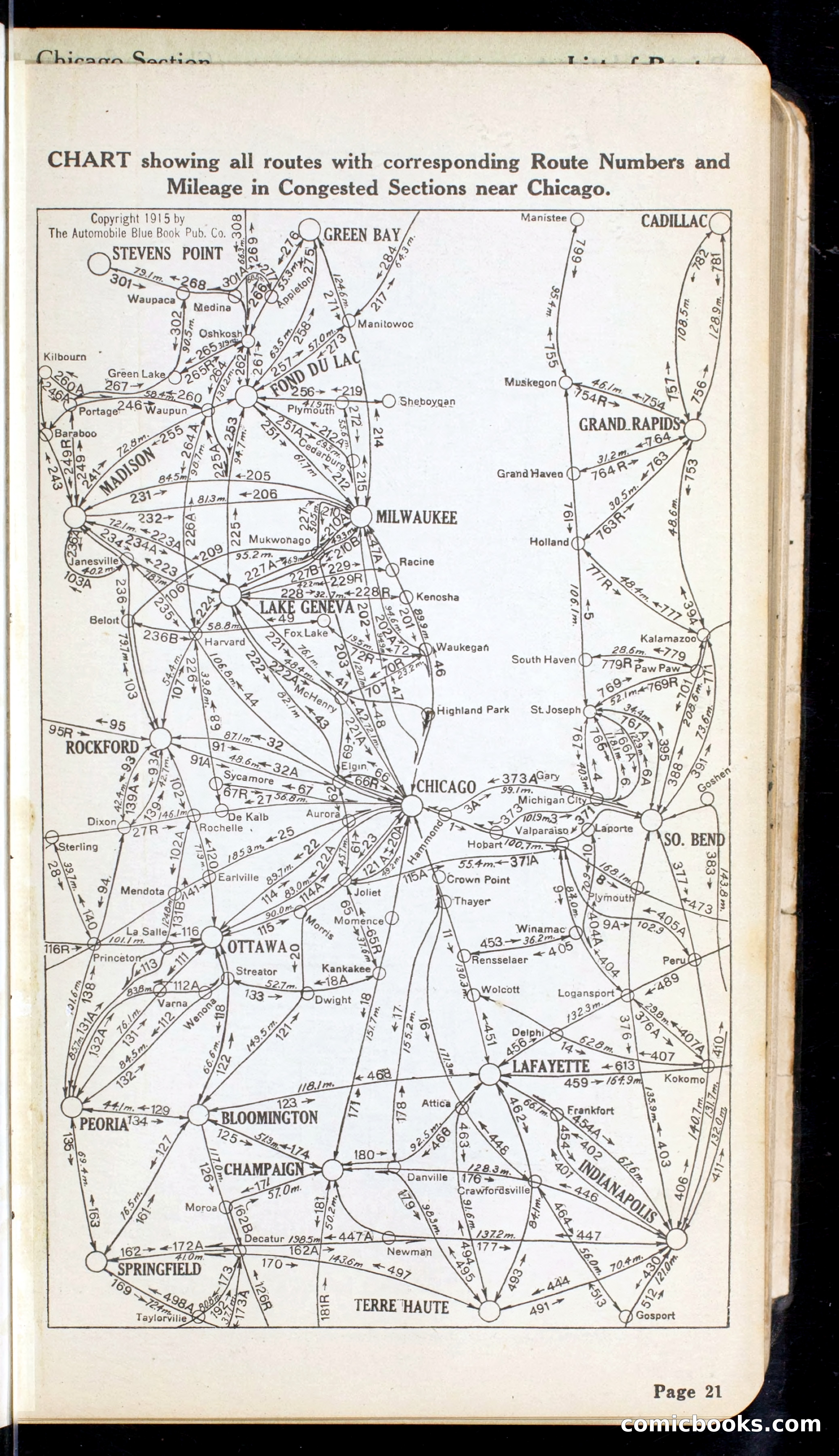 Cleveland Automobile Blue Book, Volume 4: The Middle West — page 107 of 400