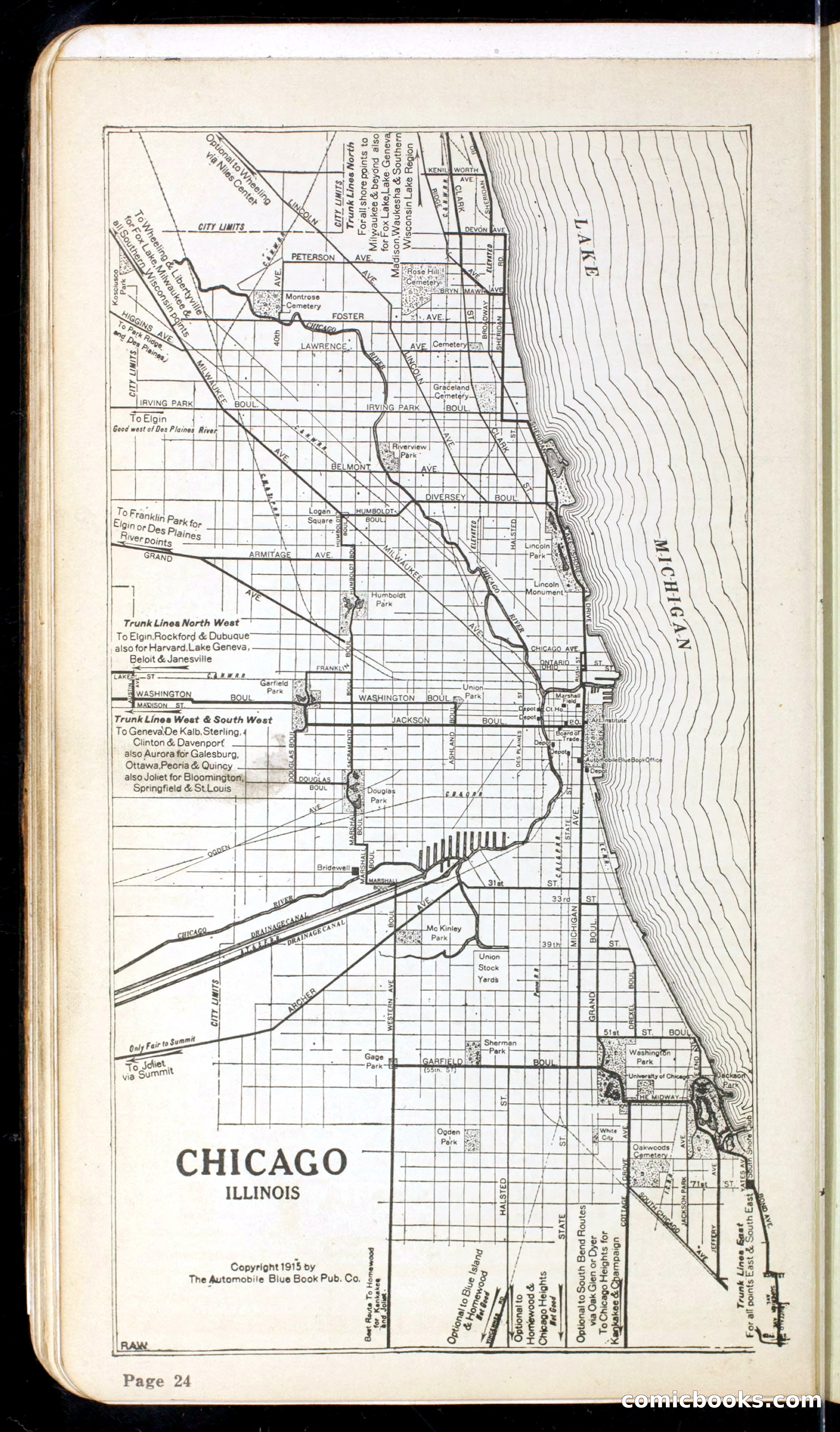 Cleveland Automobile Blue Book, Volume 4: The Middle West — page 108 of 400