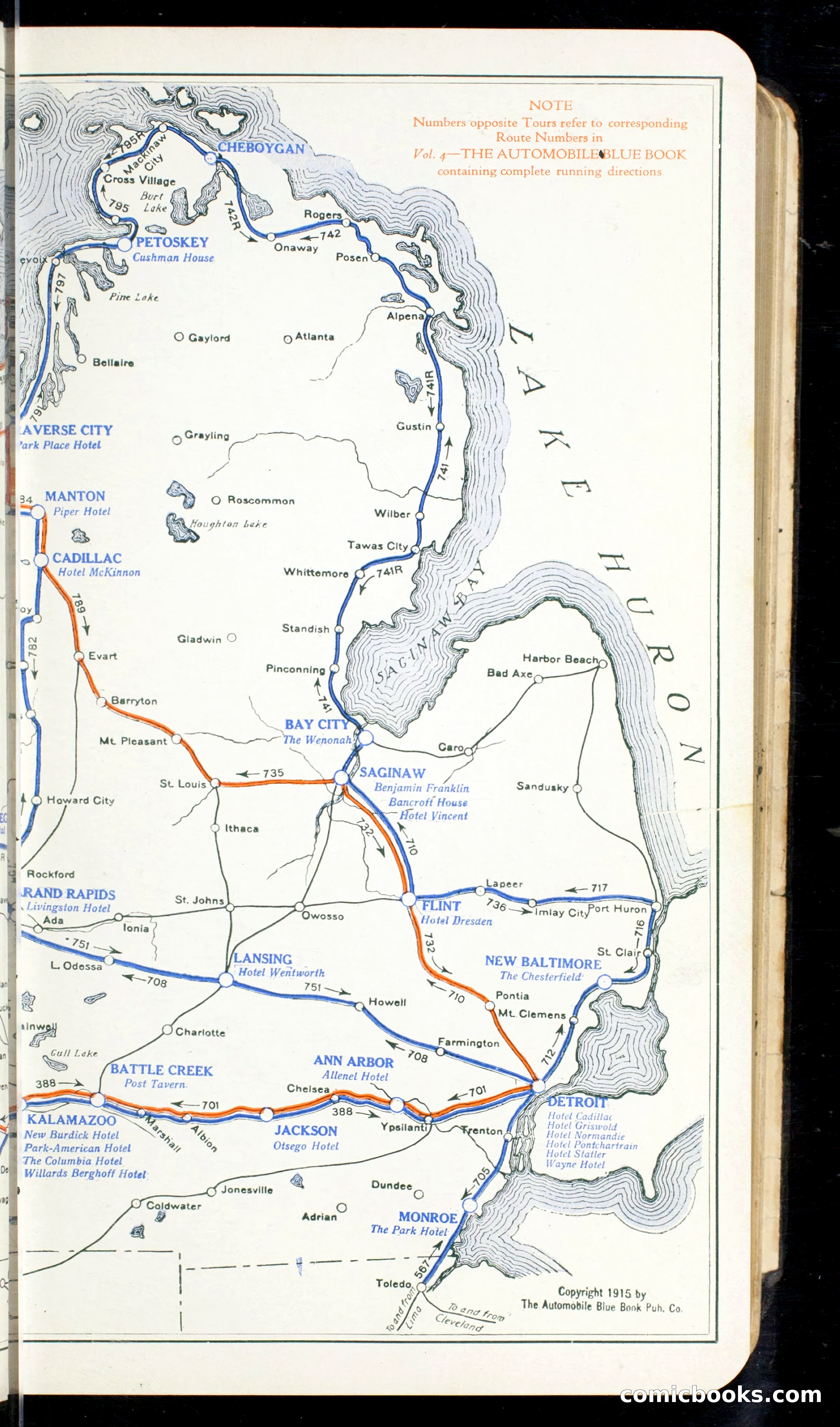 Cleveland Automobile Blue Book, Volume 4: The Middle West — page 115 of 400