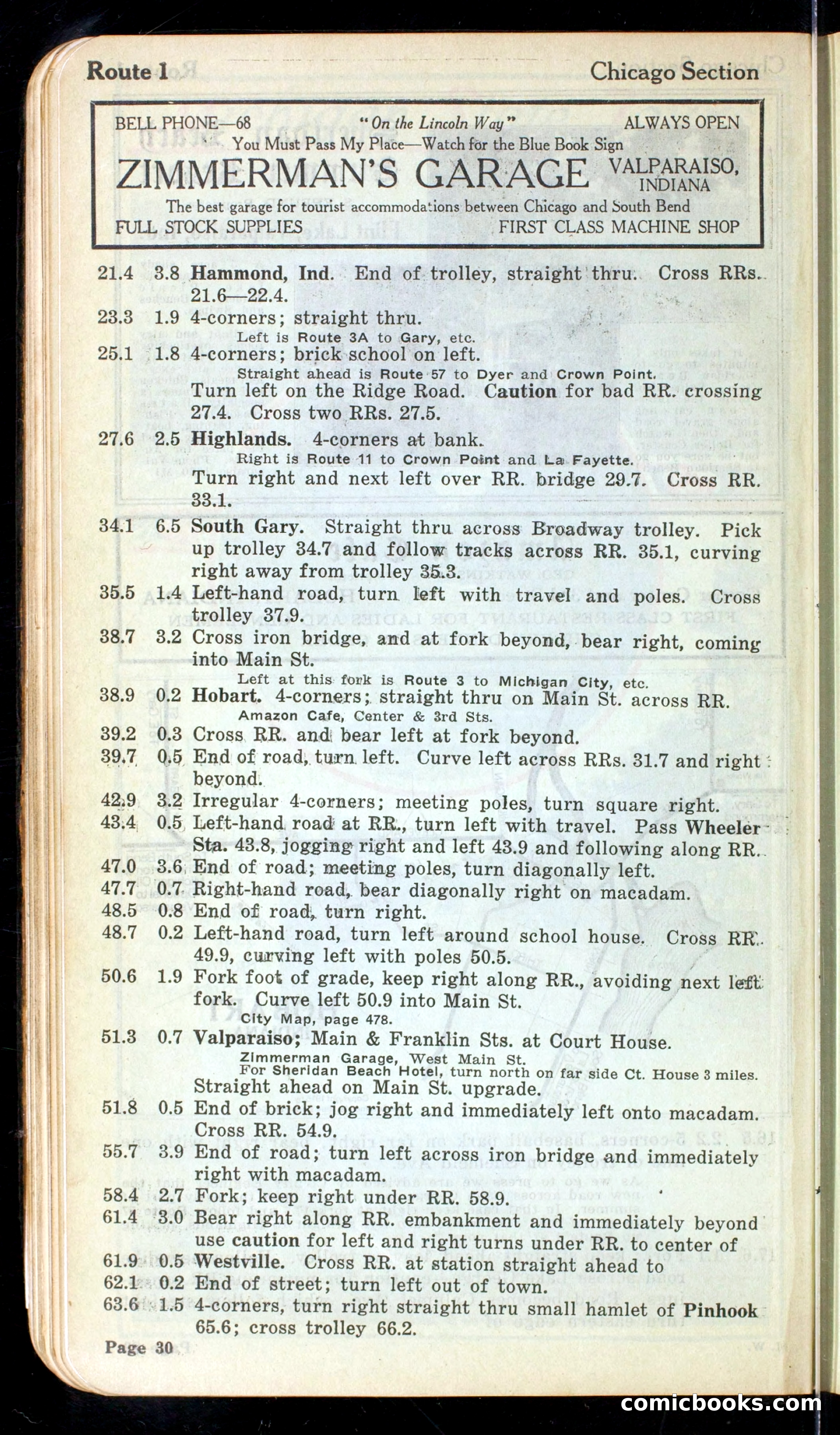 Cleveland Automobile Blue Book, Volume 4: The Middle West — page 118 of 400