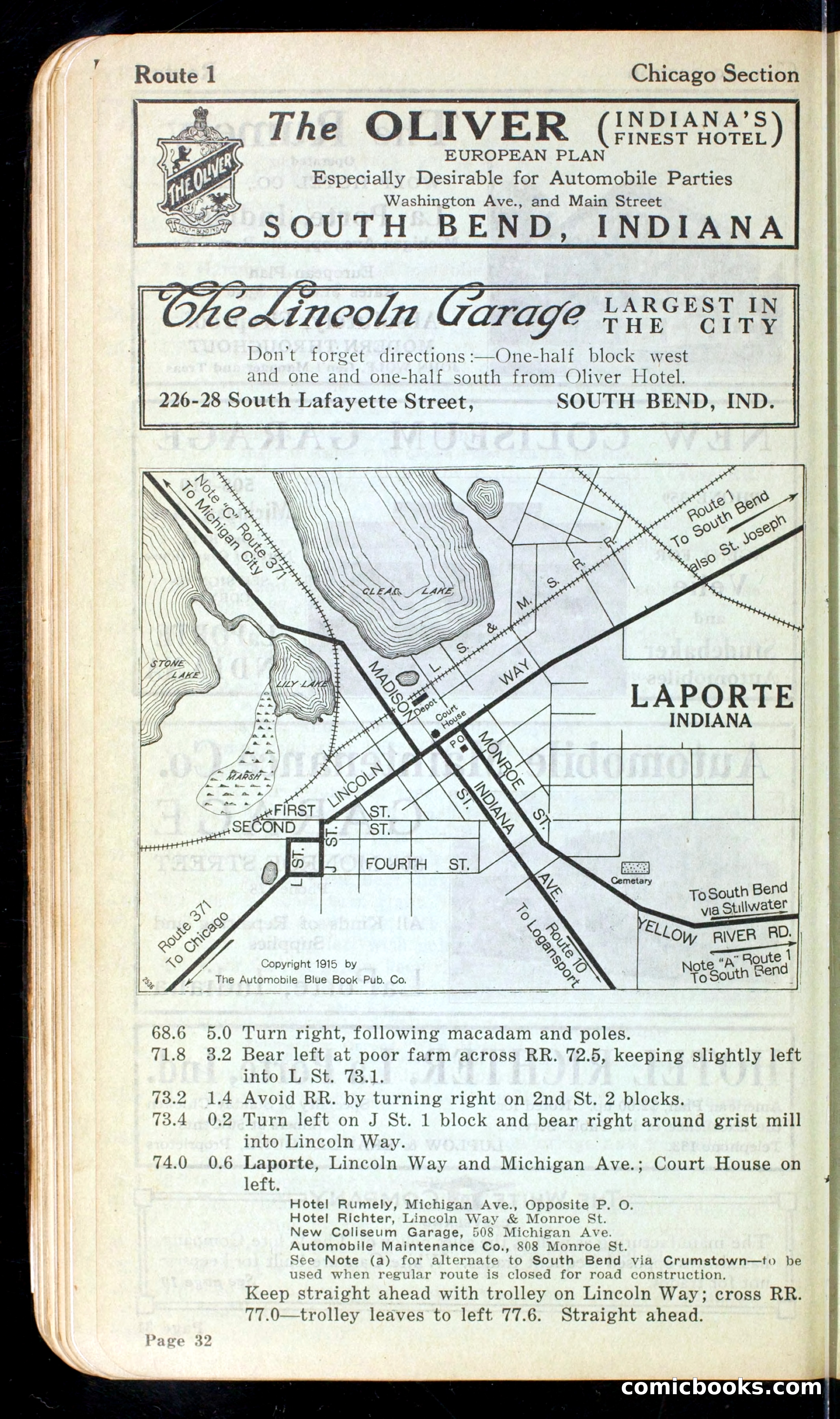 Cleveland Automobile Blue Book, Volume 4: The Middle West — page 120 of 400