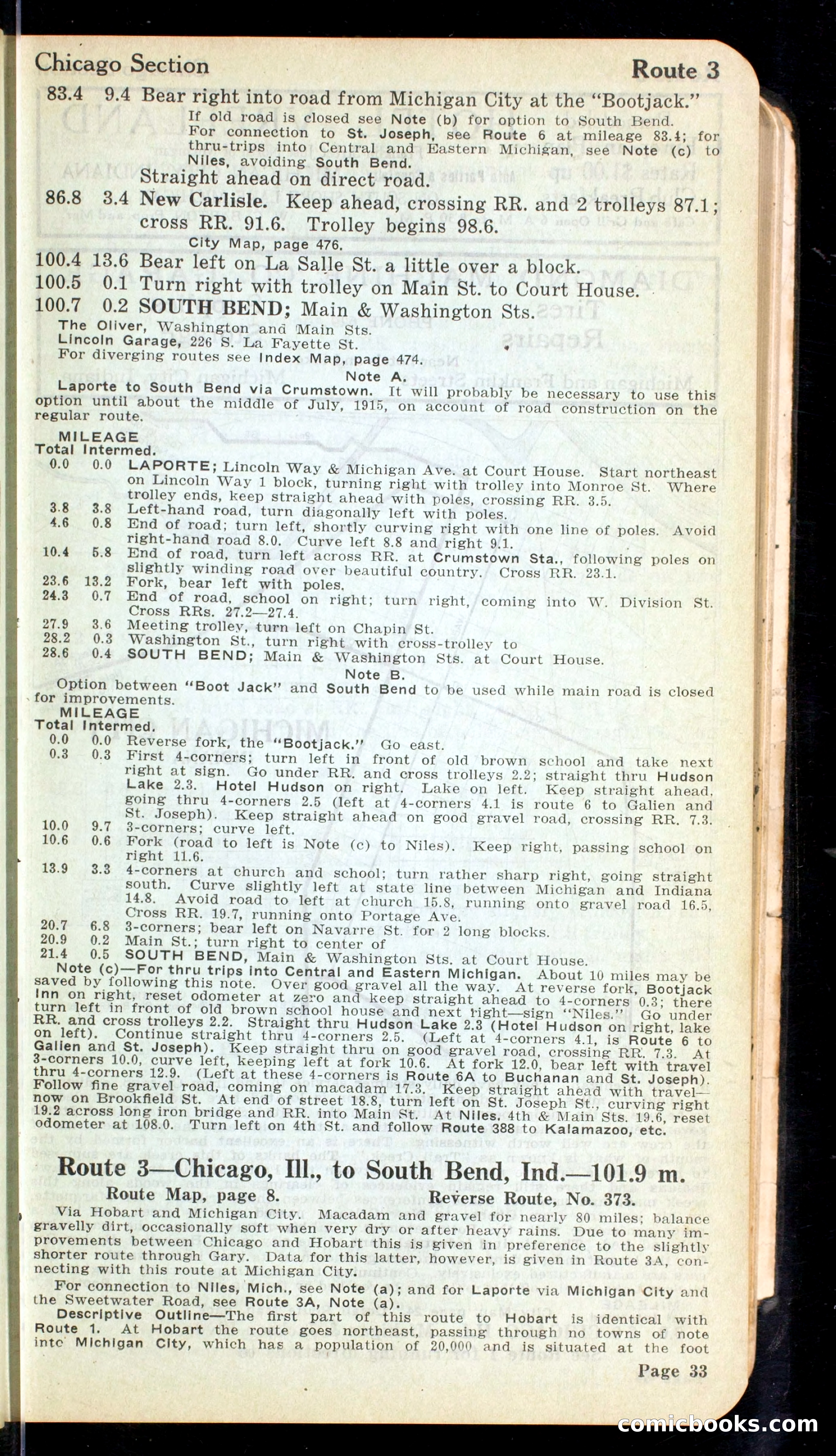 Cleveland Automobile Blue Book, Volume 4: The Middle West — page 121 of 400