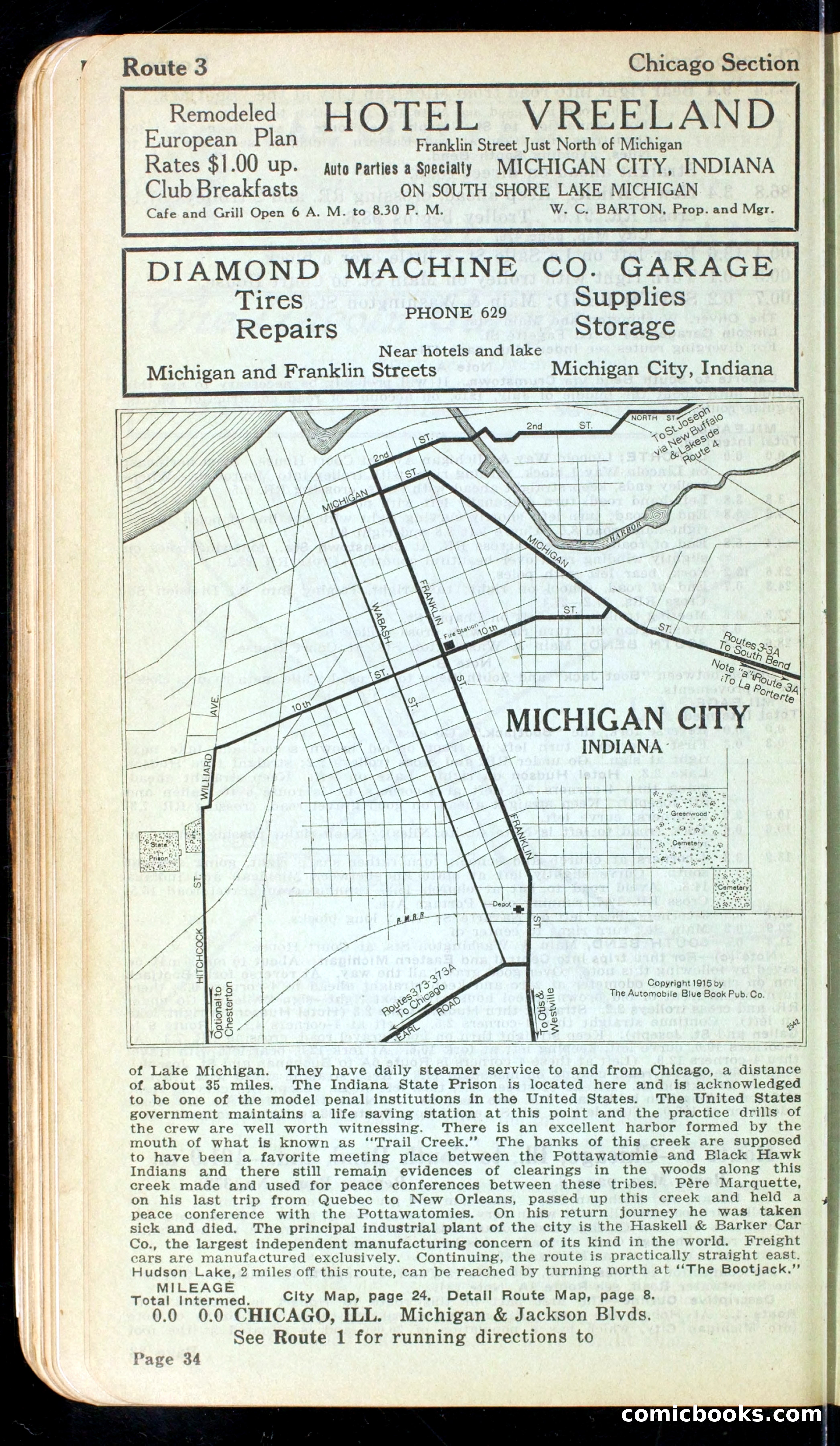 Cleveland Automobile Blue Book, Volume 4: The Middle West — page 122 of 400