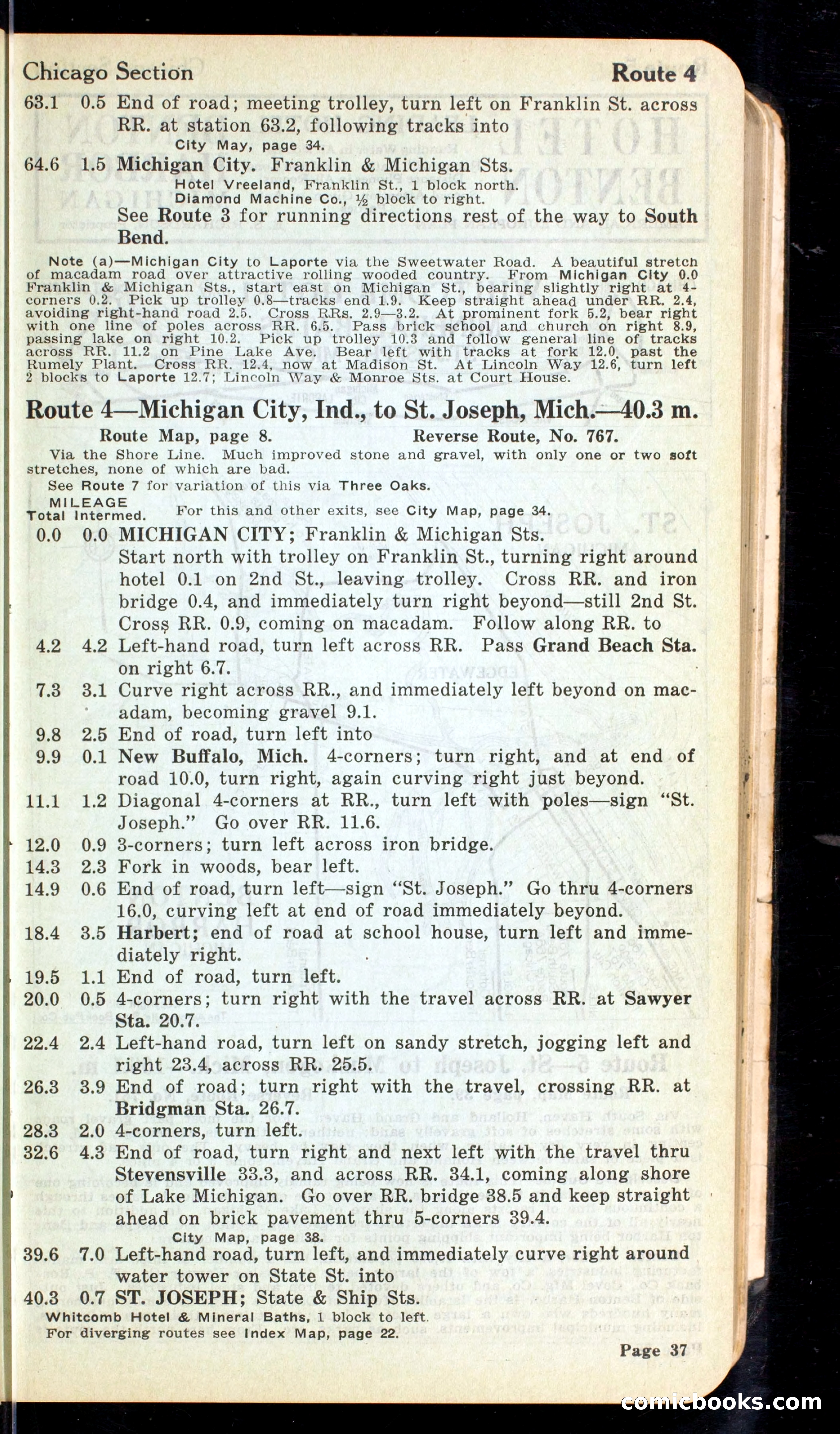 Cleveland Automobile Blue Book, Volume 4: The Middle West — page 125 of 400