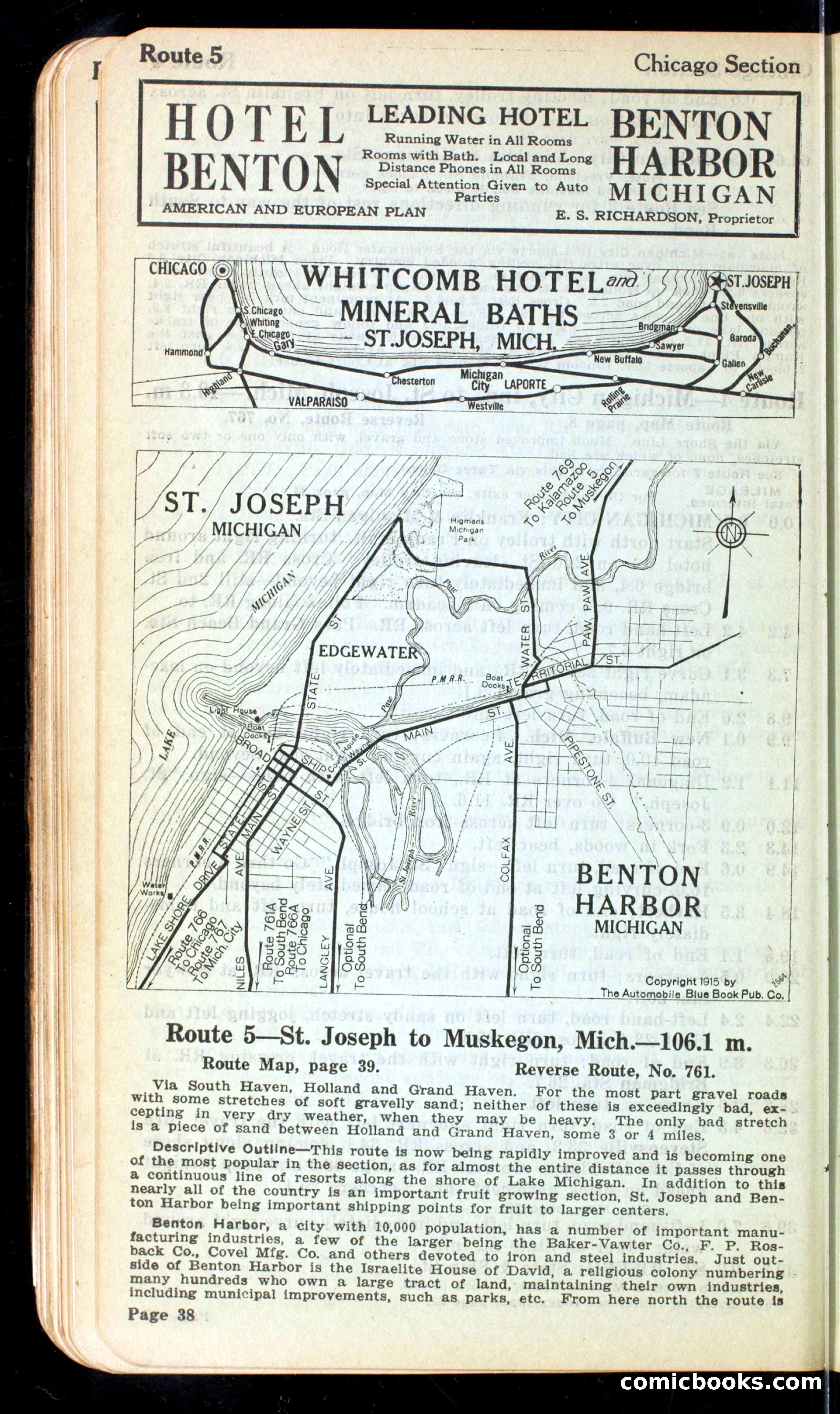 Cleveland Automobile Blue Book, Volume 4: The Middle West — page 126 of 400