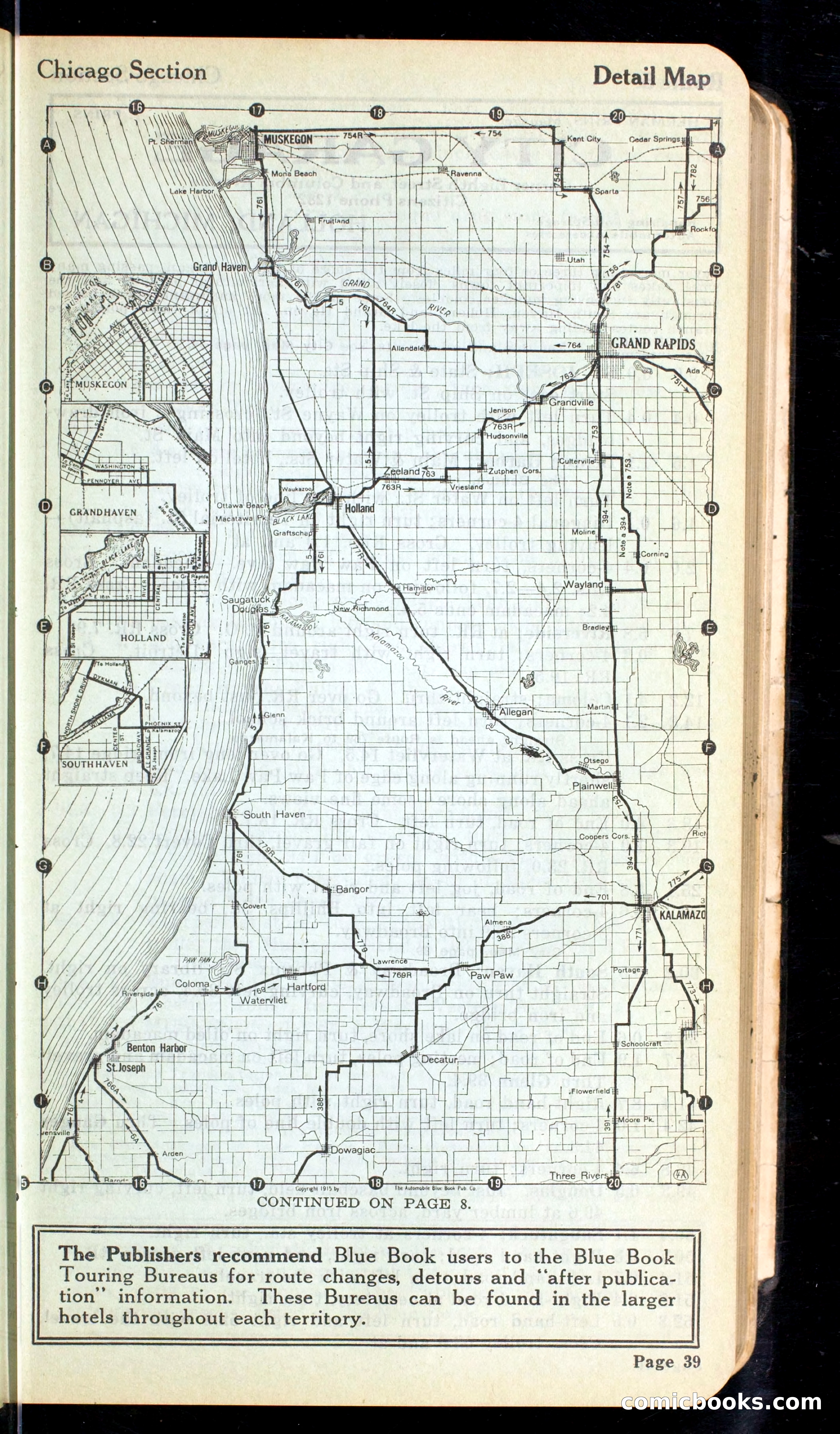 Cleveland Automobile Blue Book, Volume 4: The Middle West — page 127 of 400