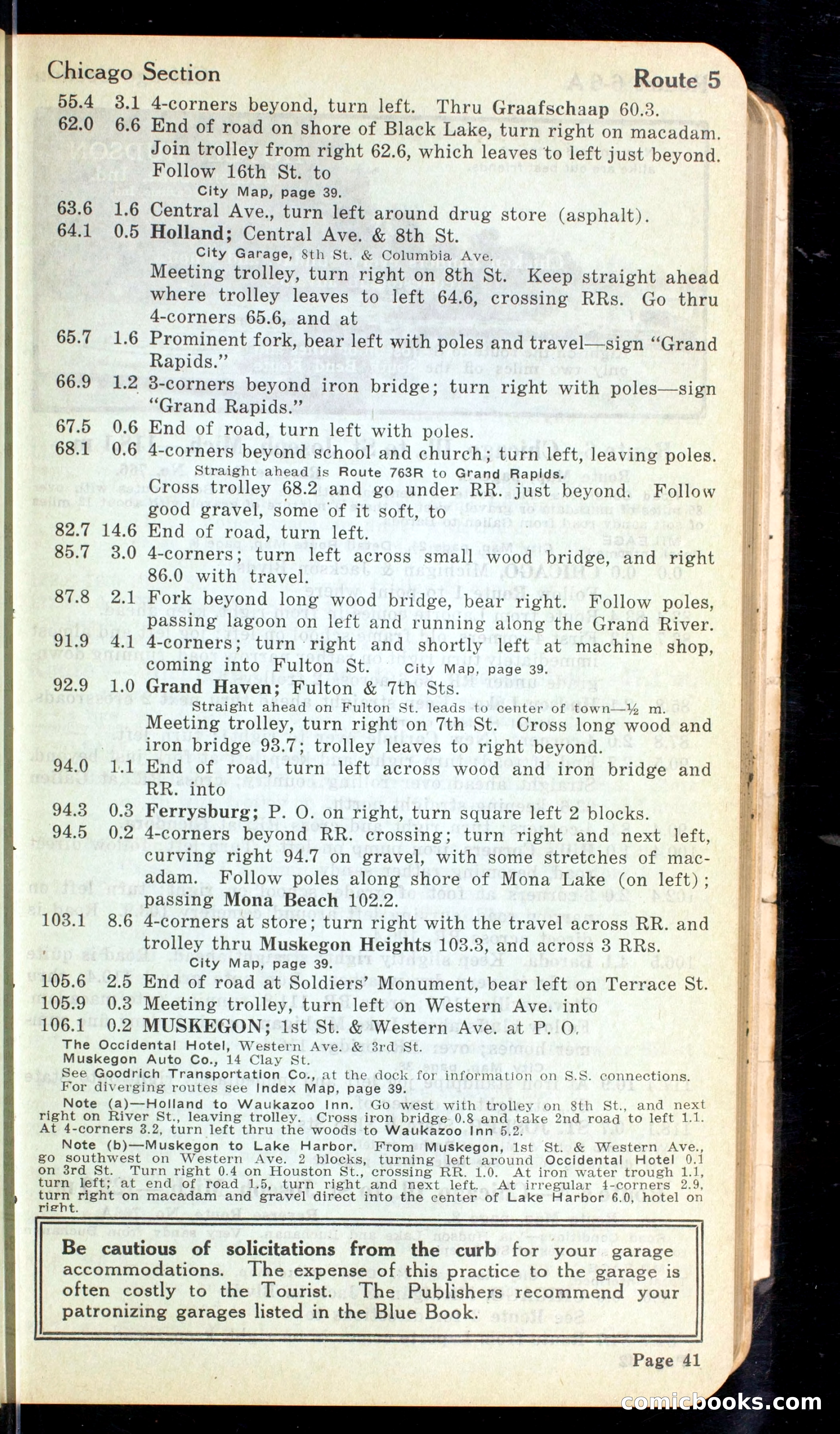 Cleveland Automobile Blue Book, Volume 4: The Middle West — page 129 of 400