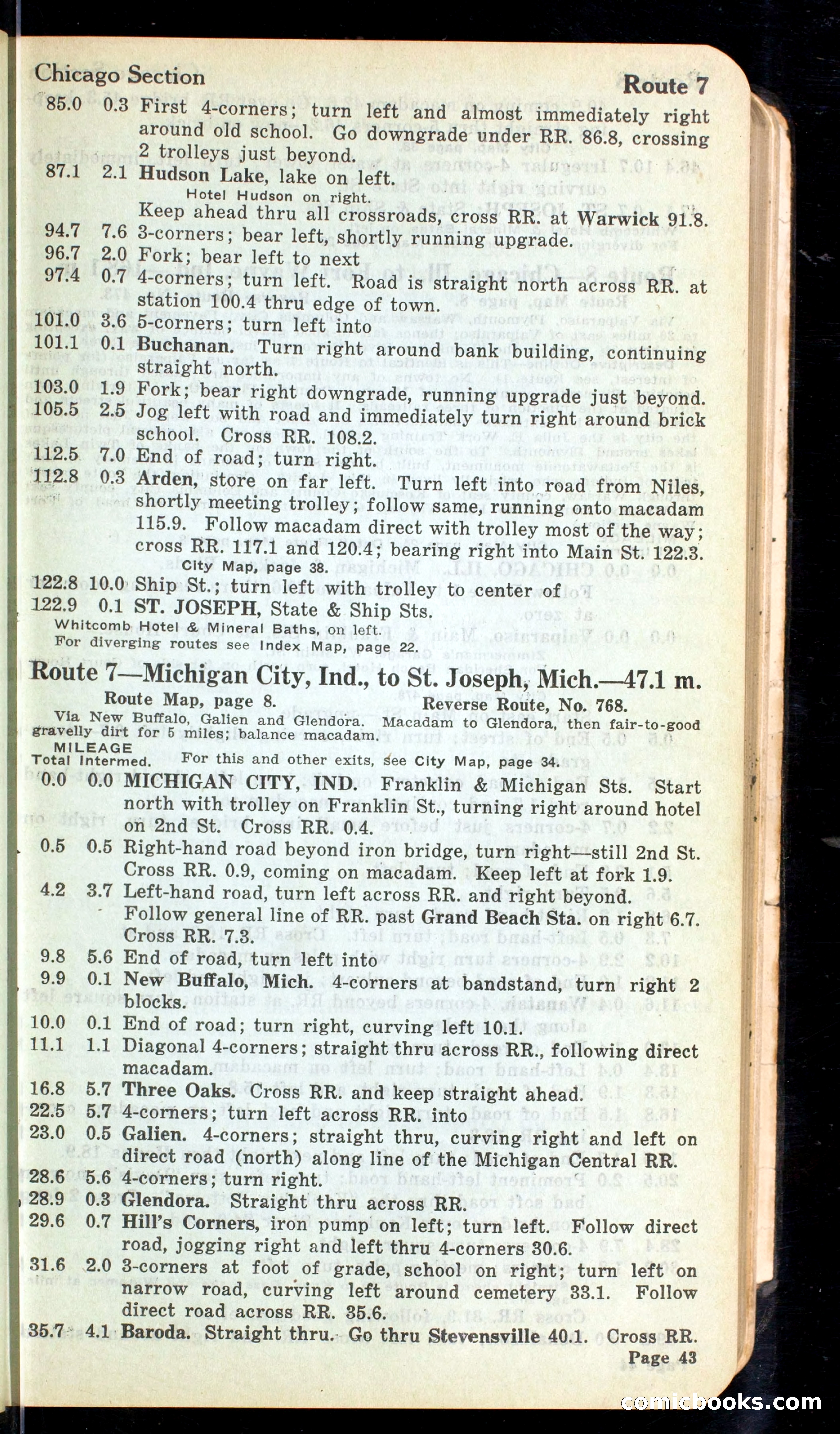 Cleveland Automobile Blue Book, Volume 4: The Middle West — page 131 of 400