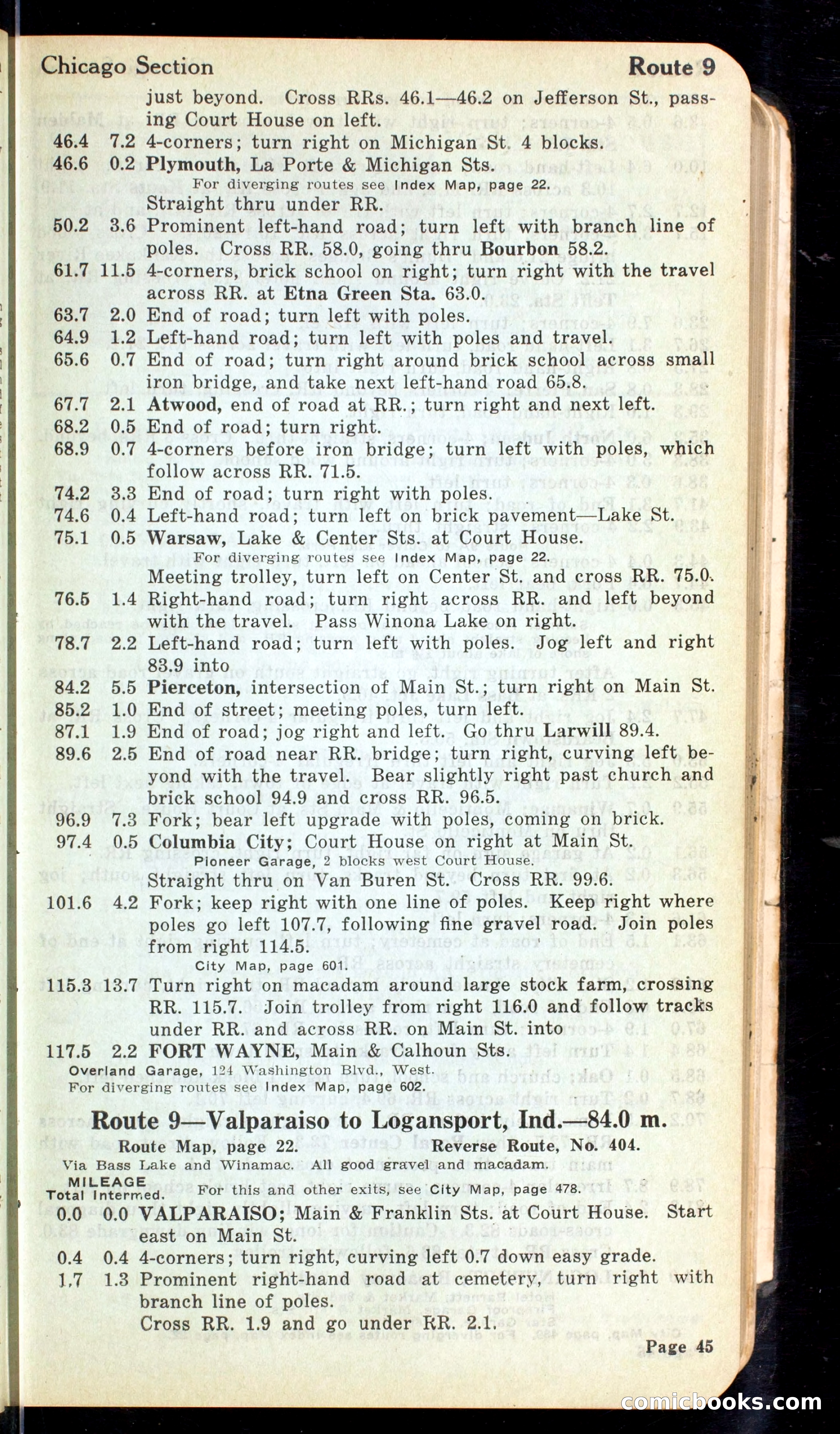 Cleveland Automobile Blue Book, Volume 4: The Middle West — page 133 of 400