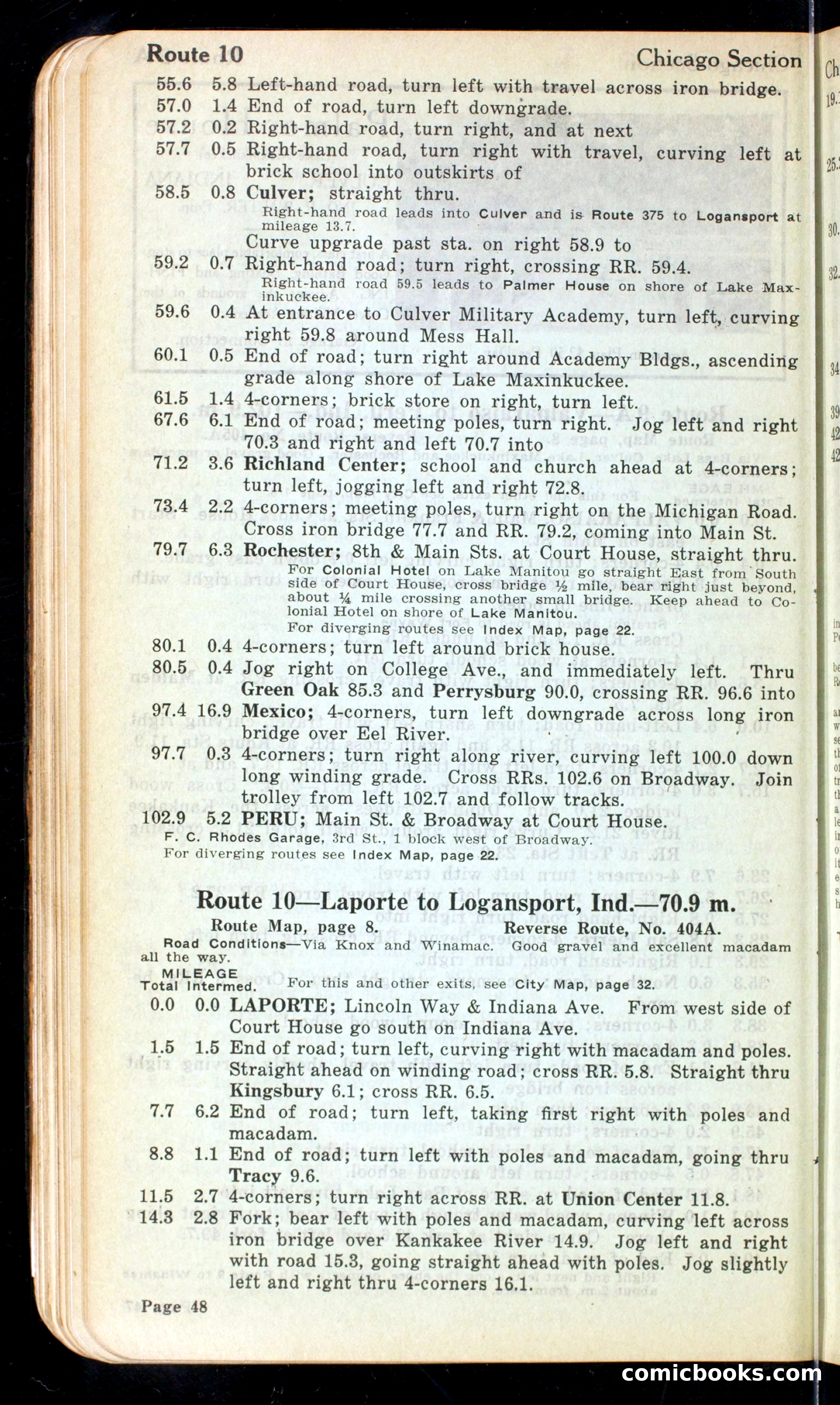 Cleveland Automobile Blue Book, Volume 4: The Middle West — page 136 of 400