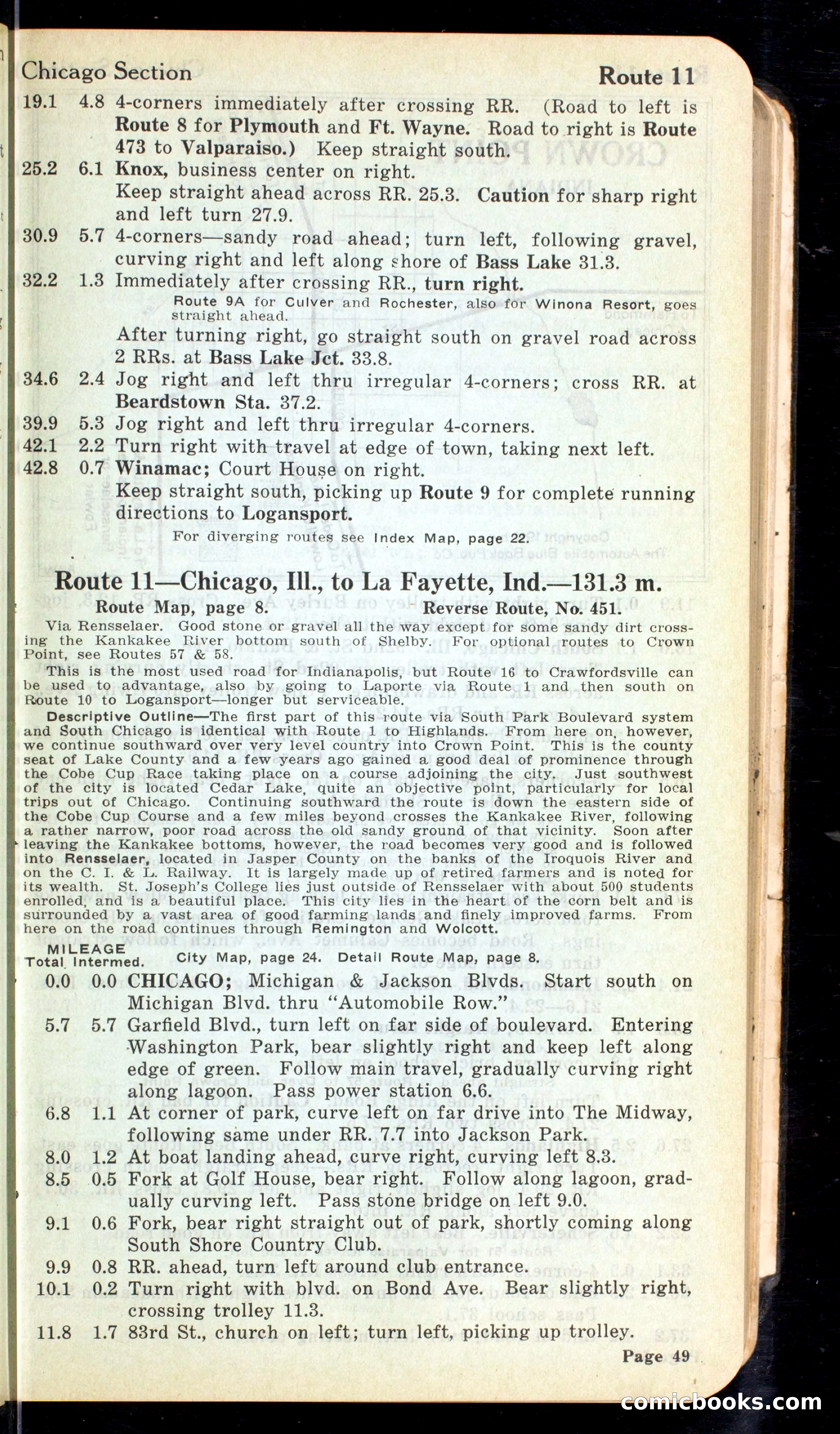 Cleveland Automobile Blue Book, Volume 4: The Middle West — page 137 of 400