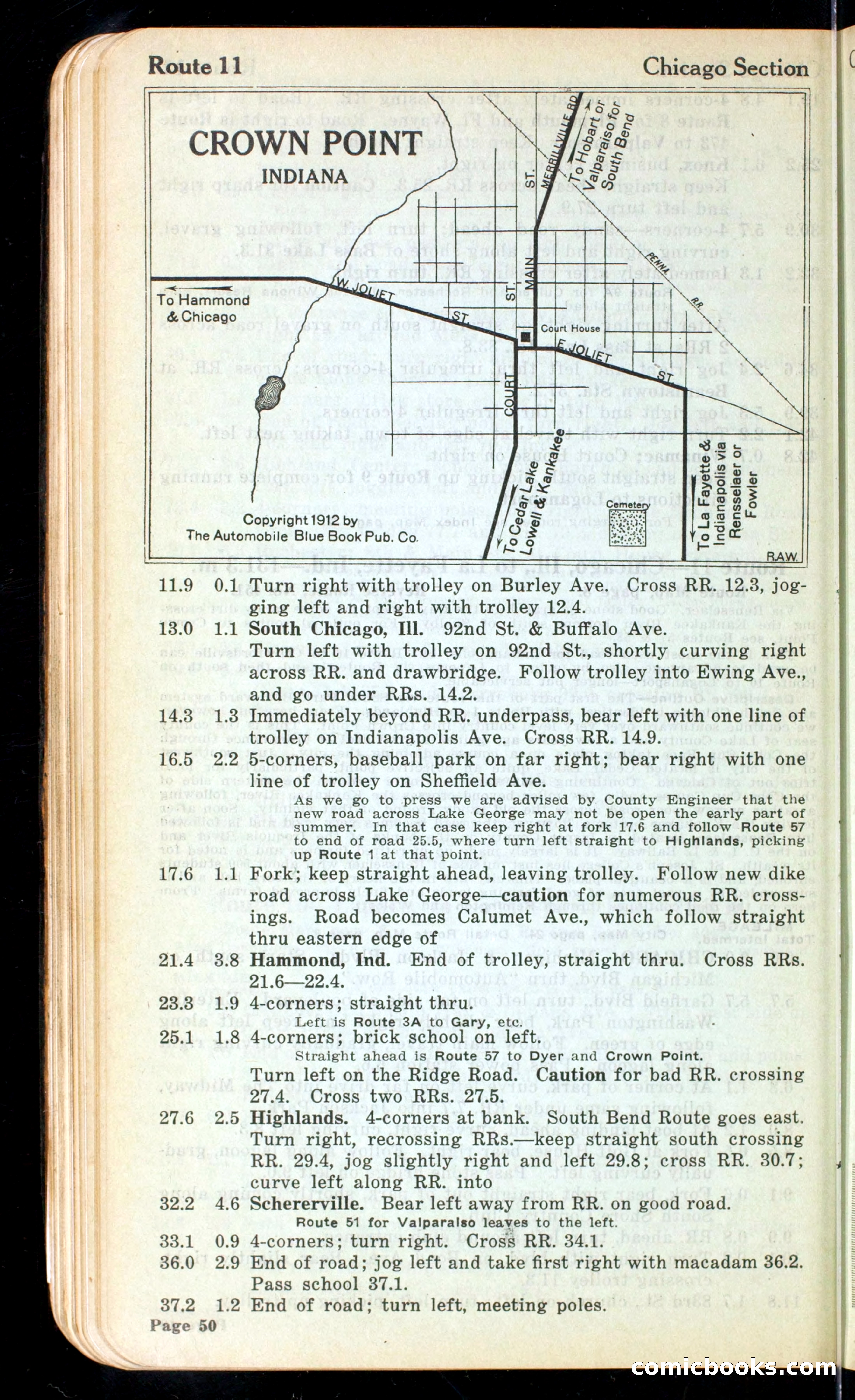Cleveland Automobile Blue Book, Volume 4: The Middle West — page 138 of 400
