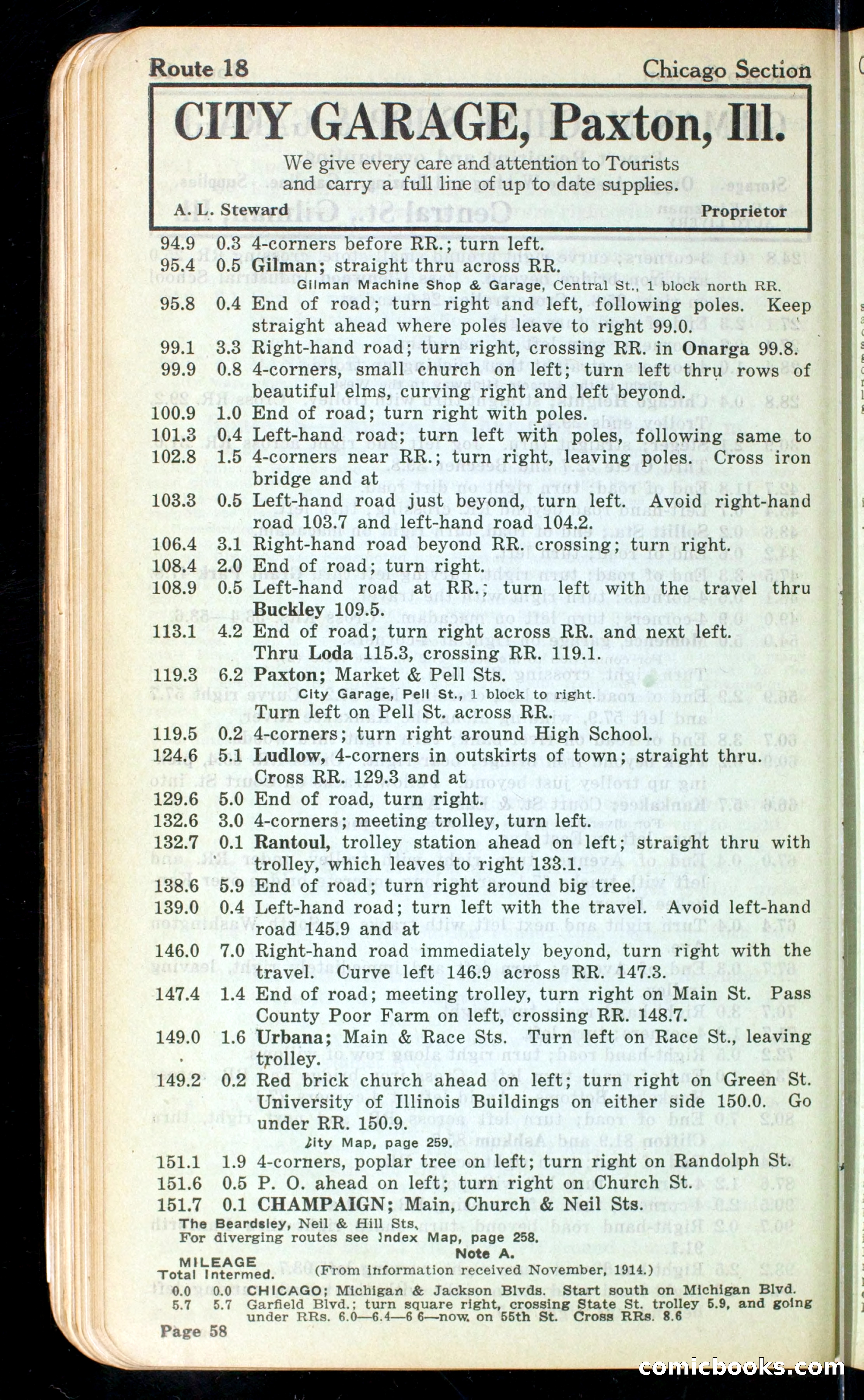 Cleveland Automobile Blue Book, Volume 4: The Middle West — page 146 of 400