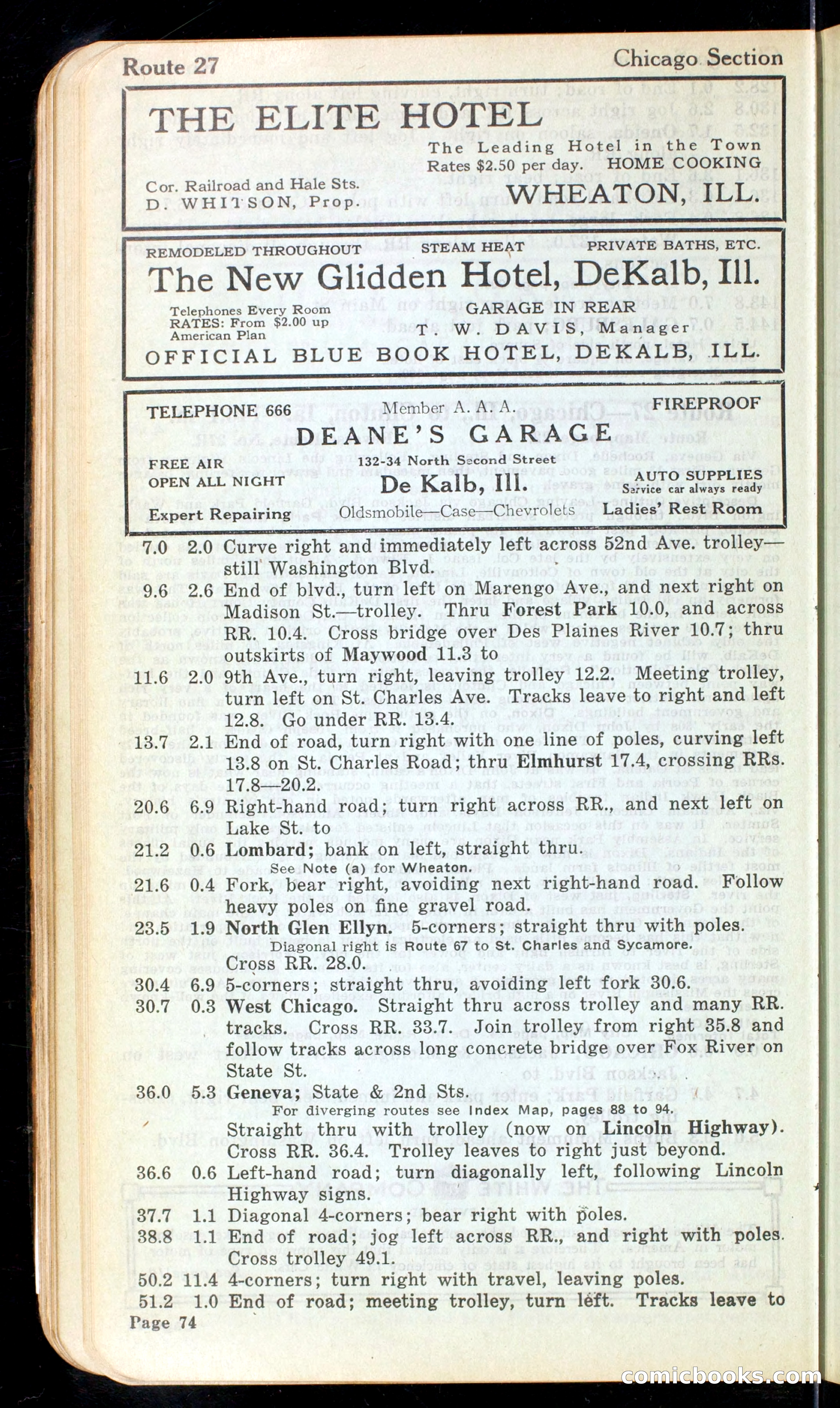 Cleveland Automobile Blue Book, Volume 4: The Middle West — page 162 of 400
