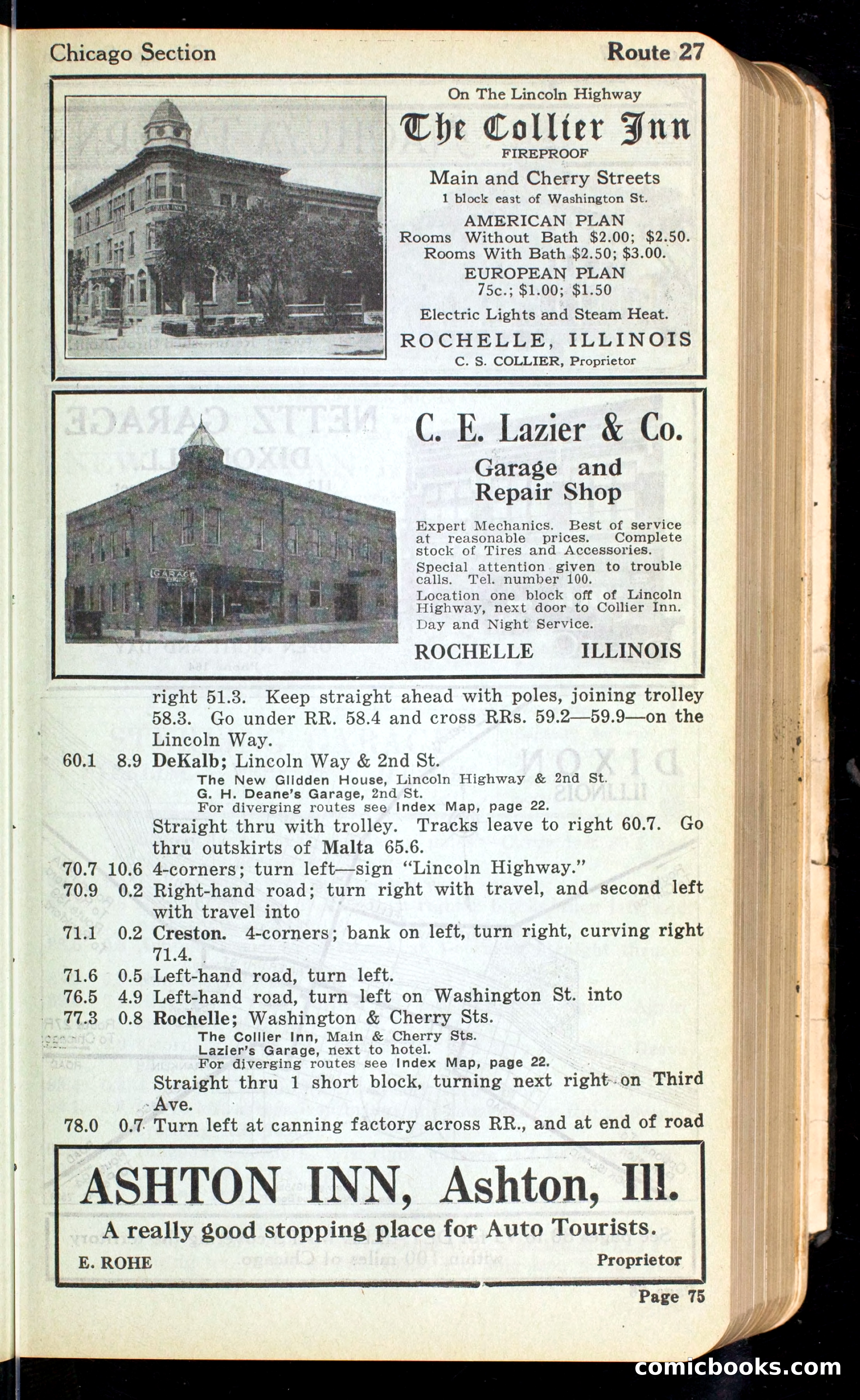 Cleveland Automobile Blue Book, Volume 4: The Middle West — page 163 of 400