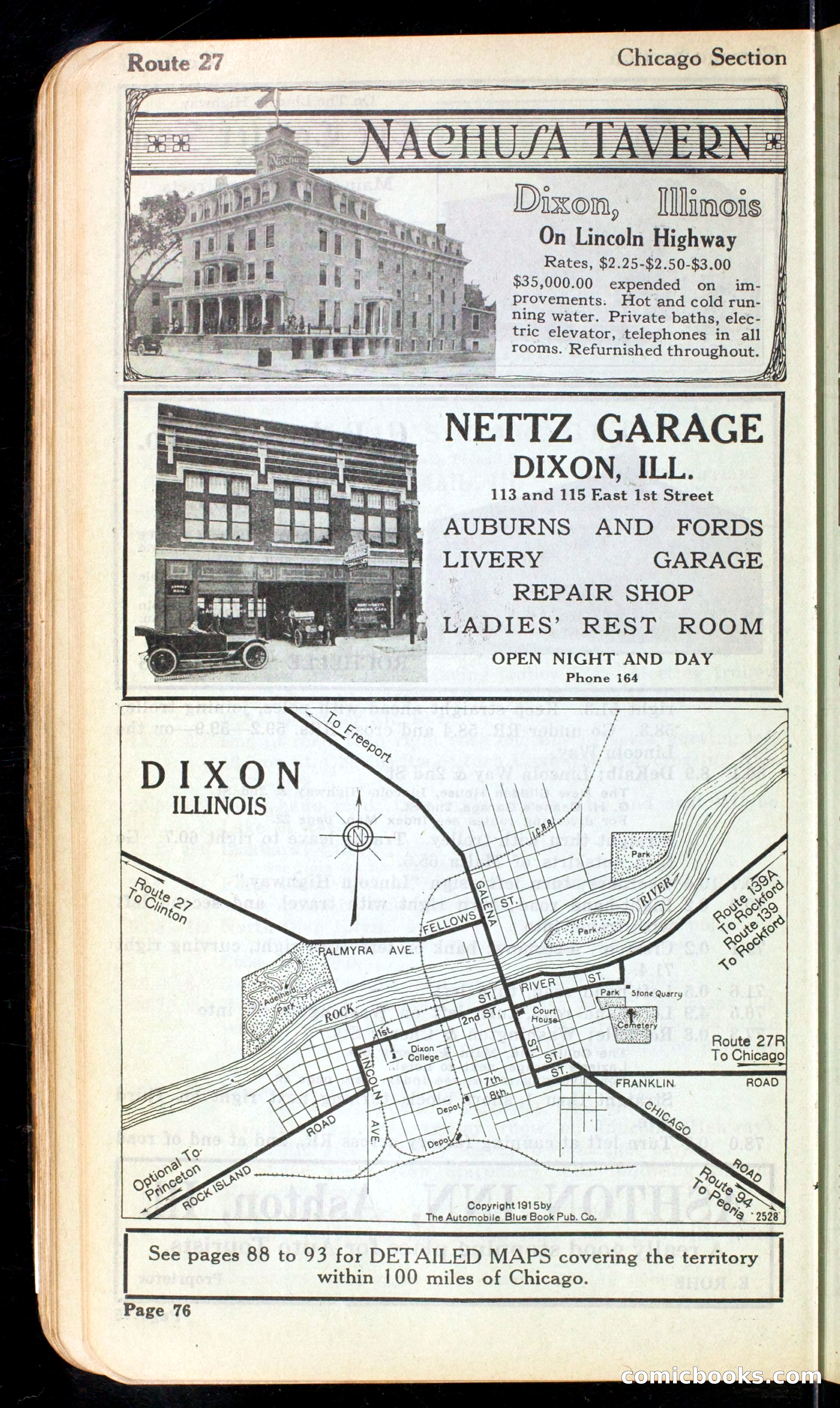 Cleveland Automobile Blue Book, Volume 4: The Middle West — page 164 of 400