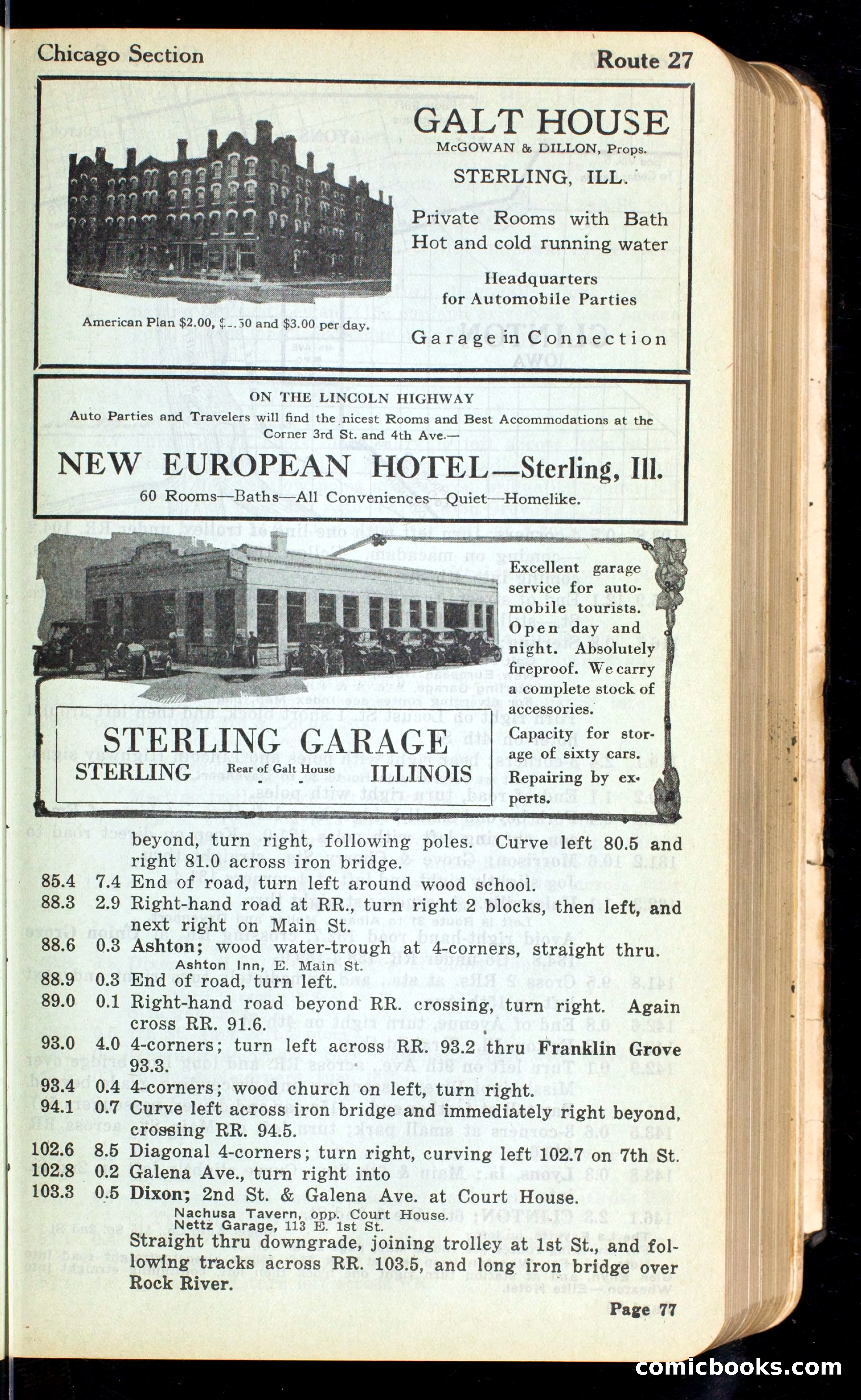 Cleveland Automobile Blue Book, Volume 4: The Middle West — page 165 of 400
