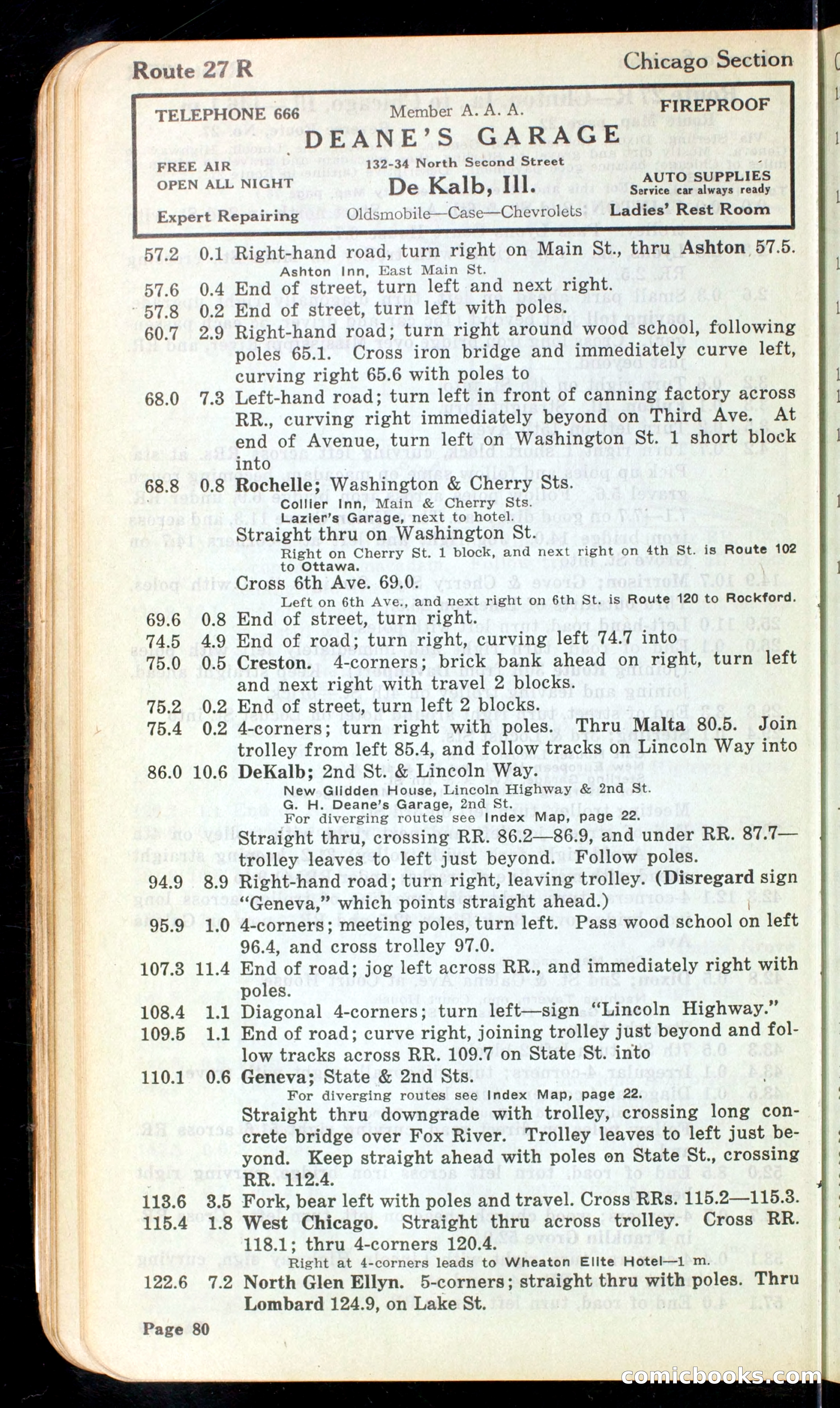 Cleveland Automobile Blue Book, Volume 4: The Middle West — page 168 of 400