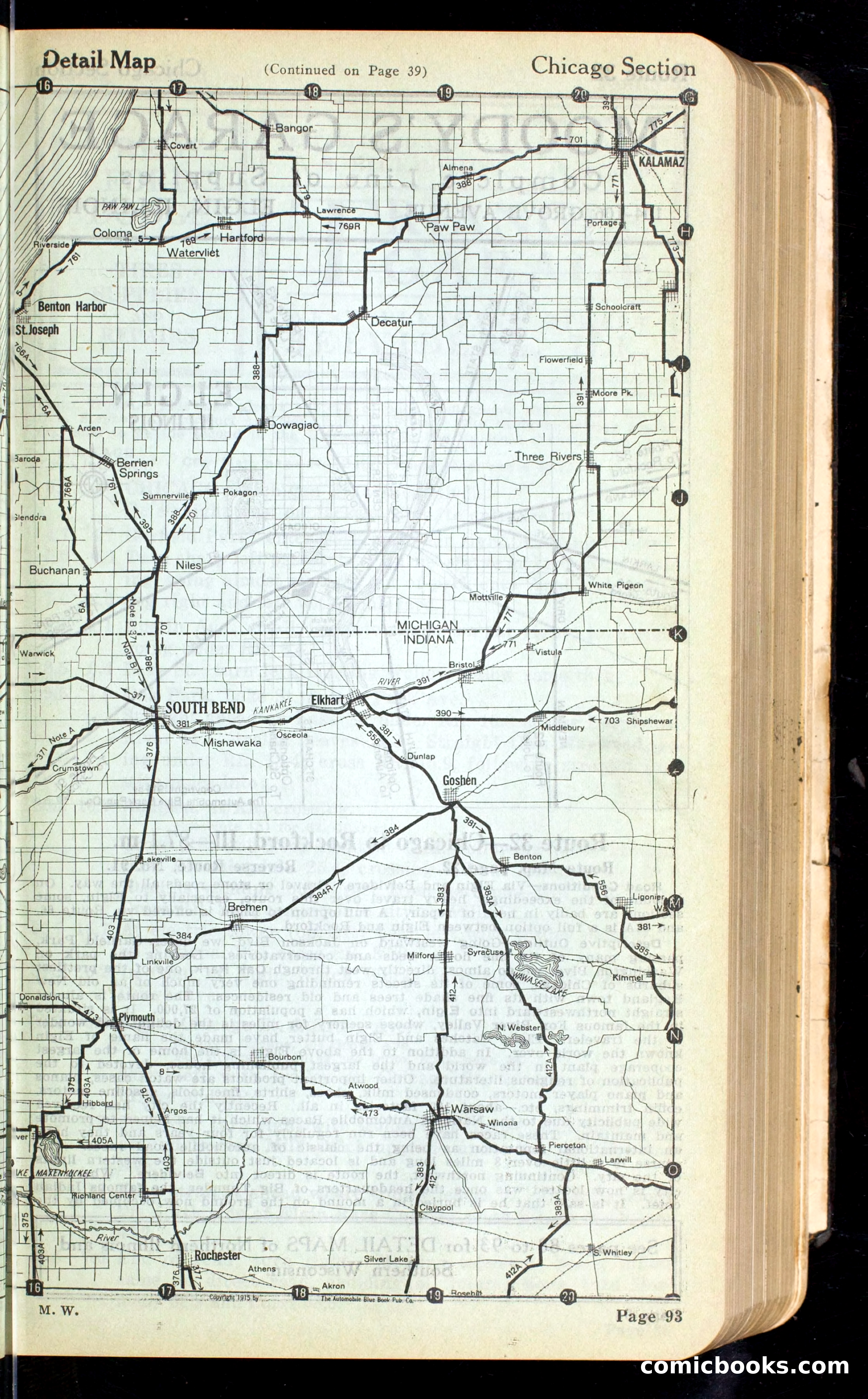Cleveland Automobile Blue Book, Volume 4: The Middle West — page 181 of 400