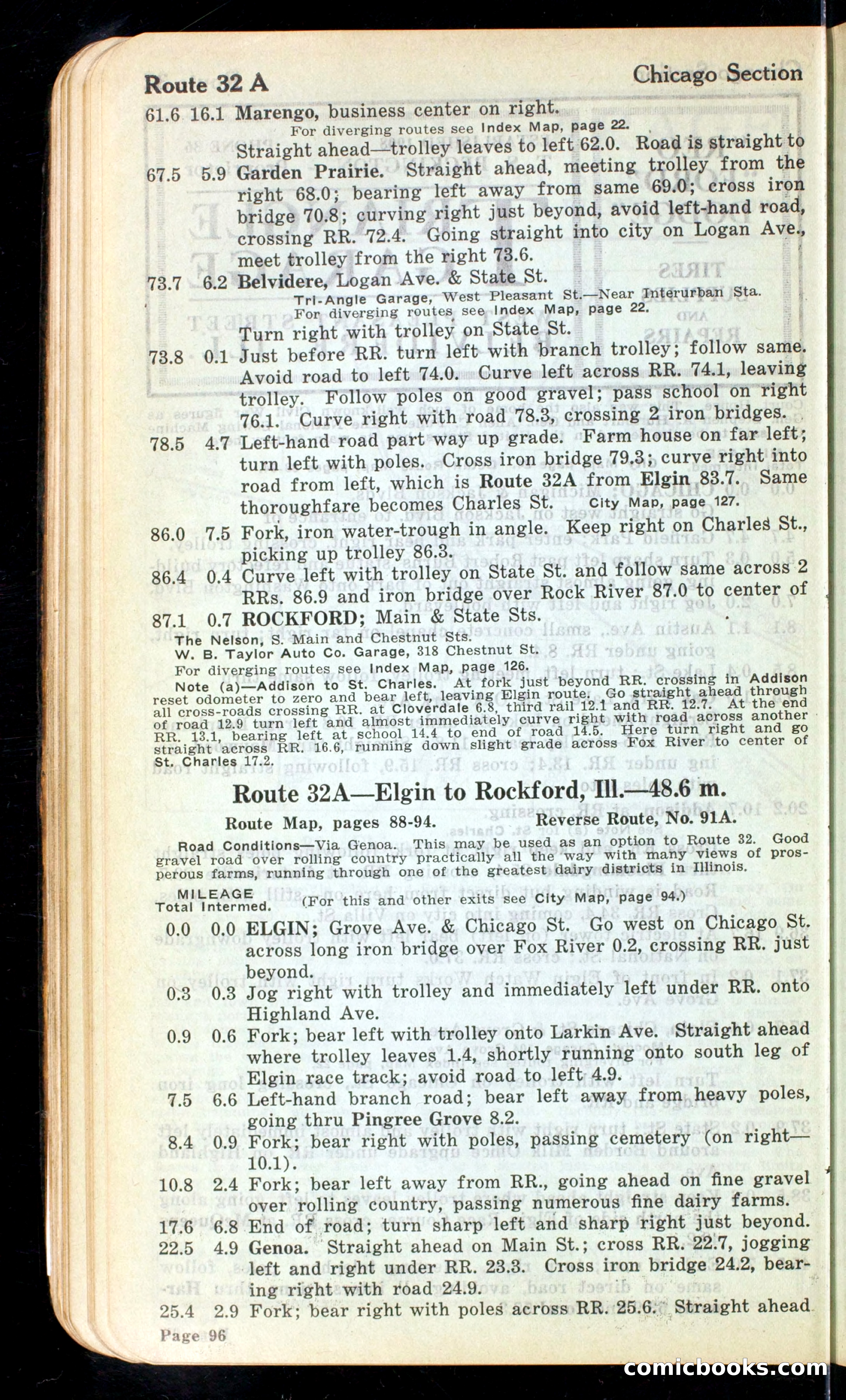 Cleveland Automobile Blue Book, Volume 4: The Middle West — page 184 of 400