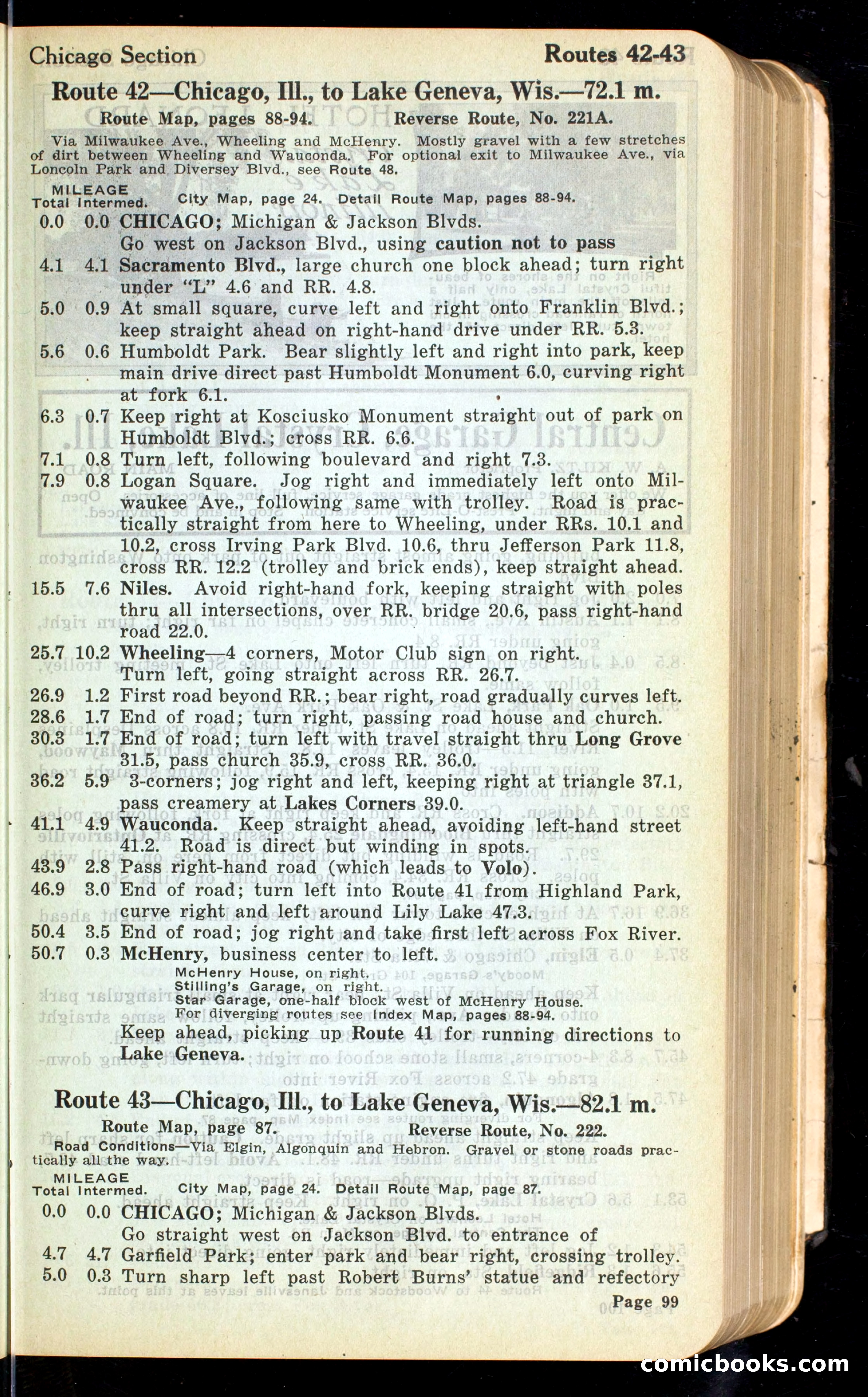 Cleveland Automobile Blue Book, Volume 4: The Middle West — page 187 of 400