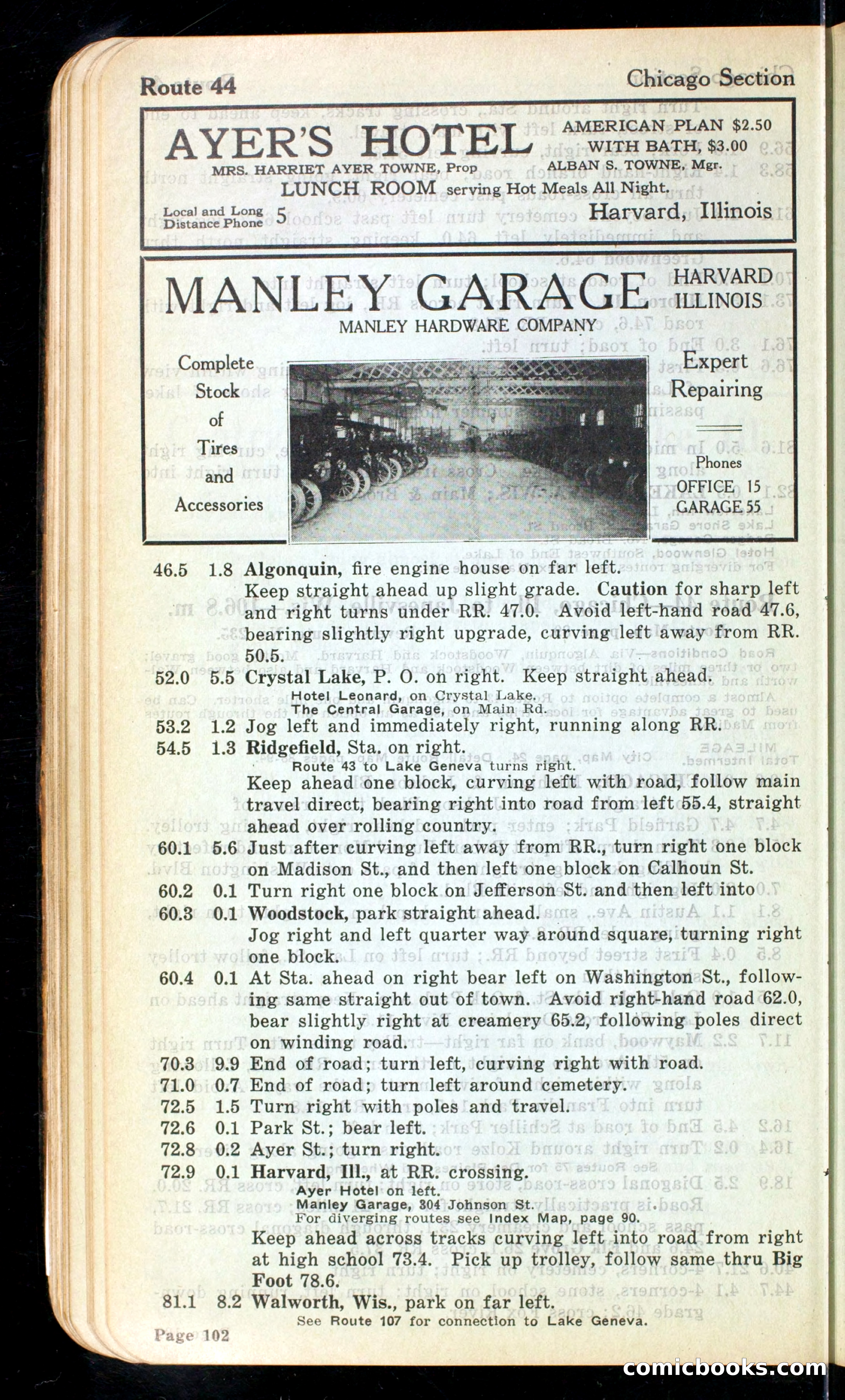 Cleveland Automobile Blue Book, Volume 4: The Middle West — page 190 of 400