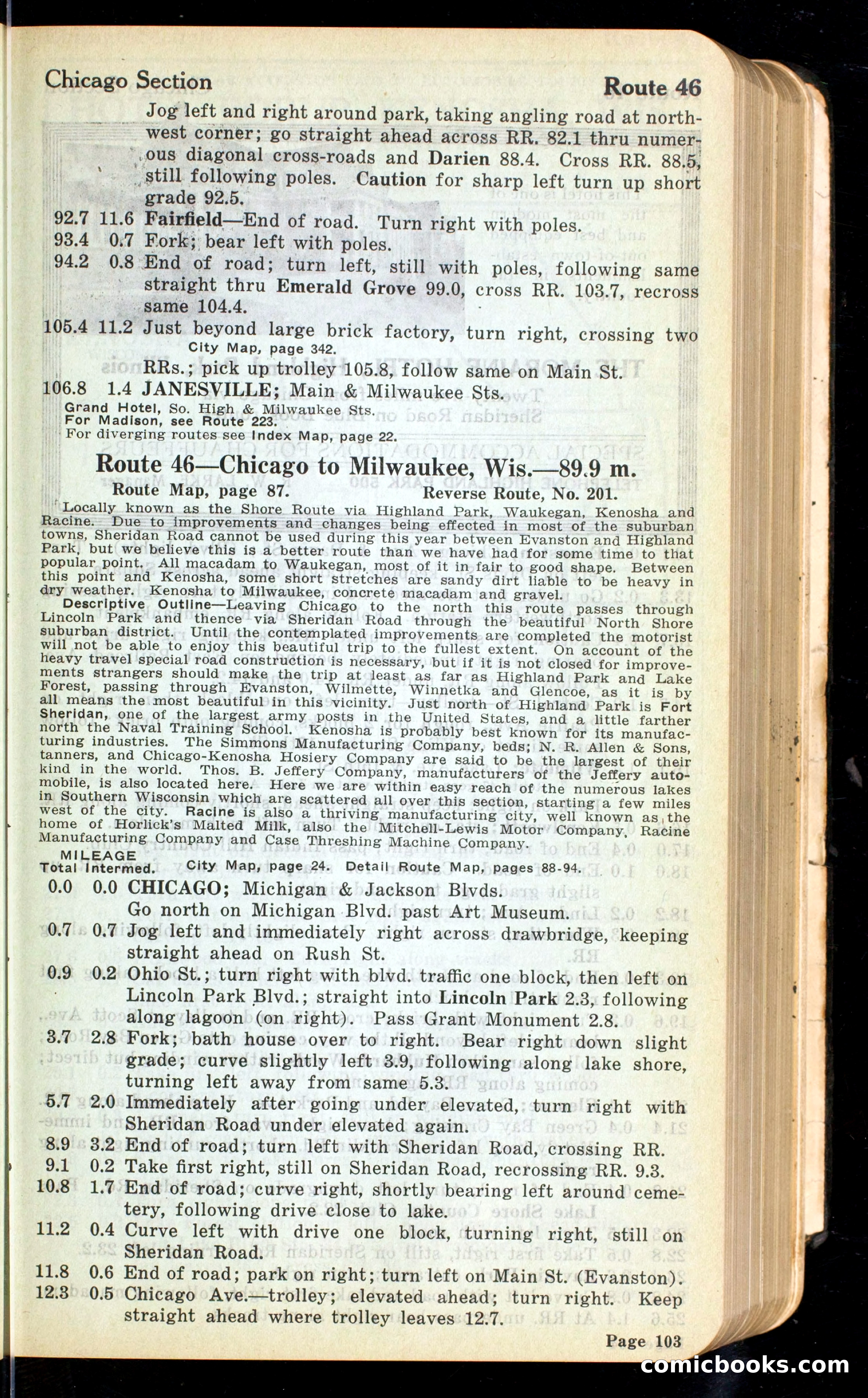 Cleveland Automobile Blue Book, Volume 4: The Middle West — page 191 of 400