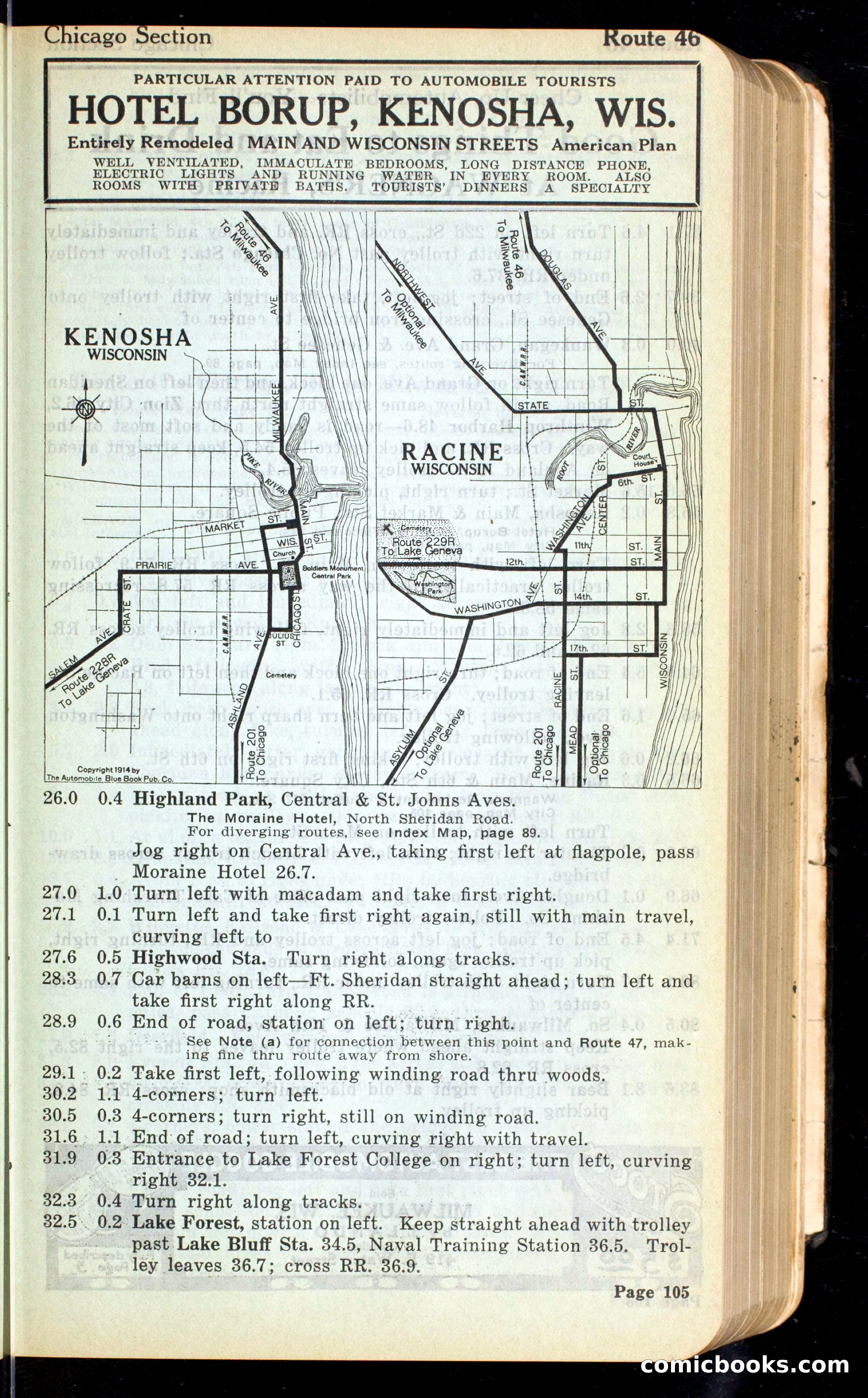 Cleveland Automobile Blue Book, Volume 4: The Middle West — page 193 of 400