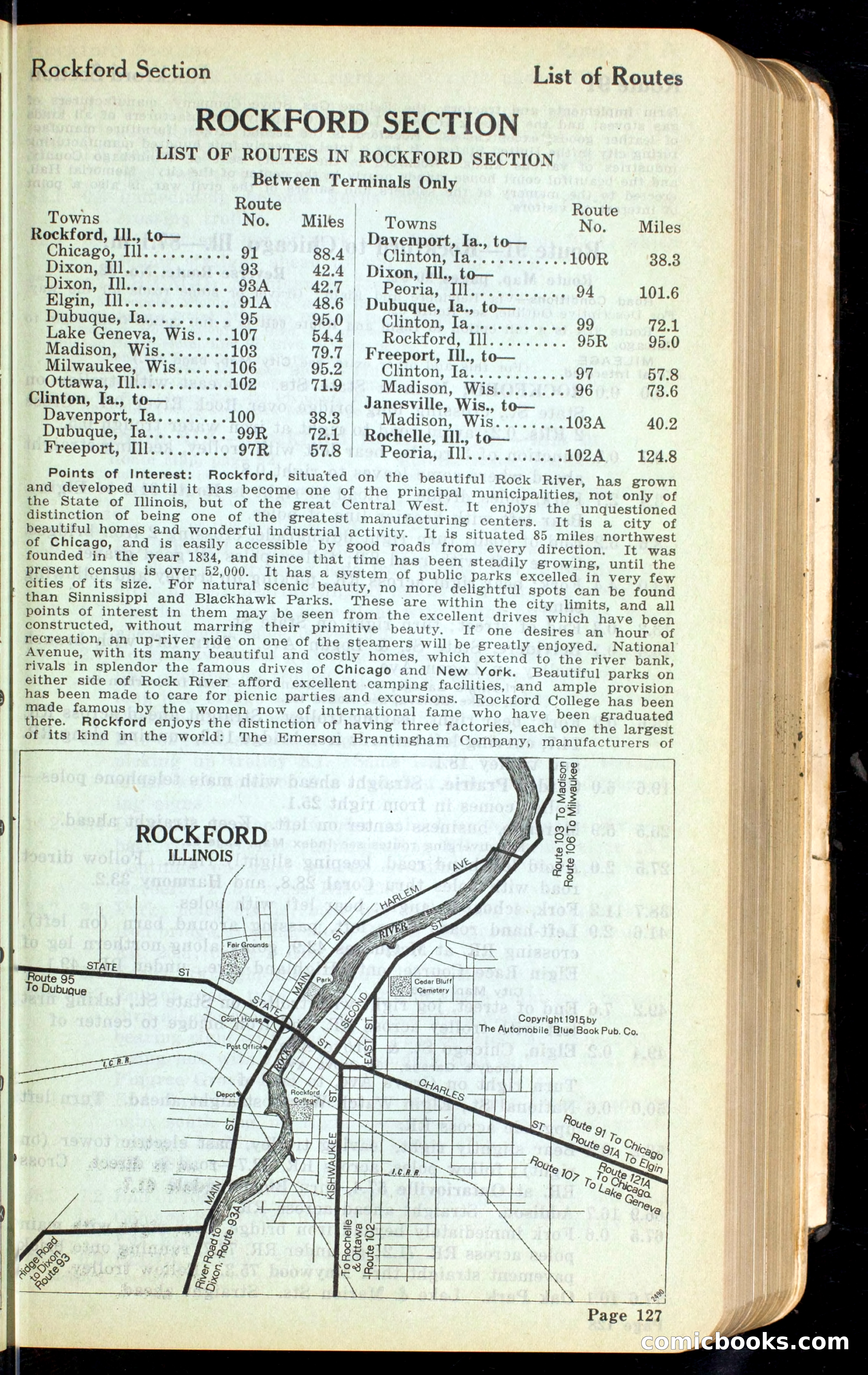 Cleveland Automobile Blue Book, Volume 4: The Middle West — page 215 of 400