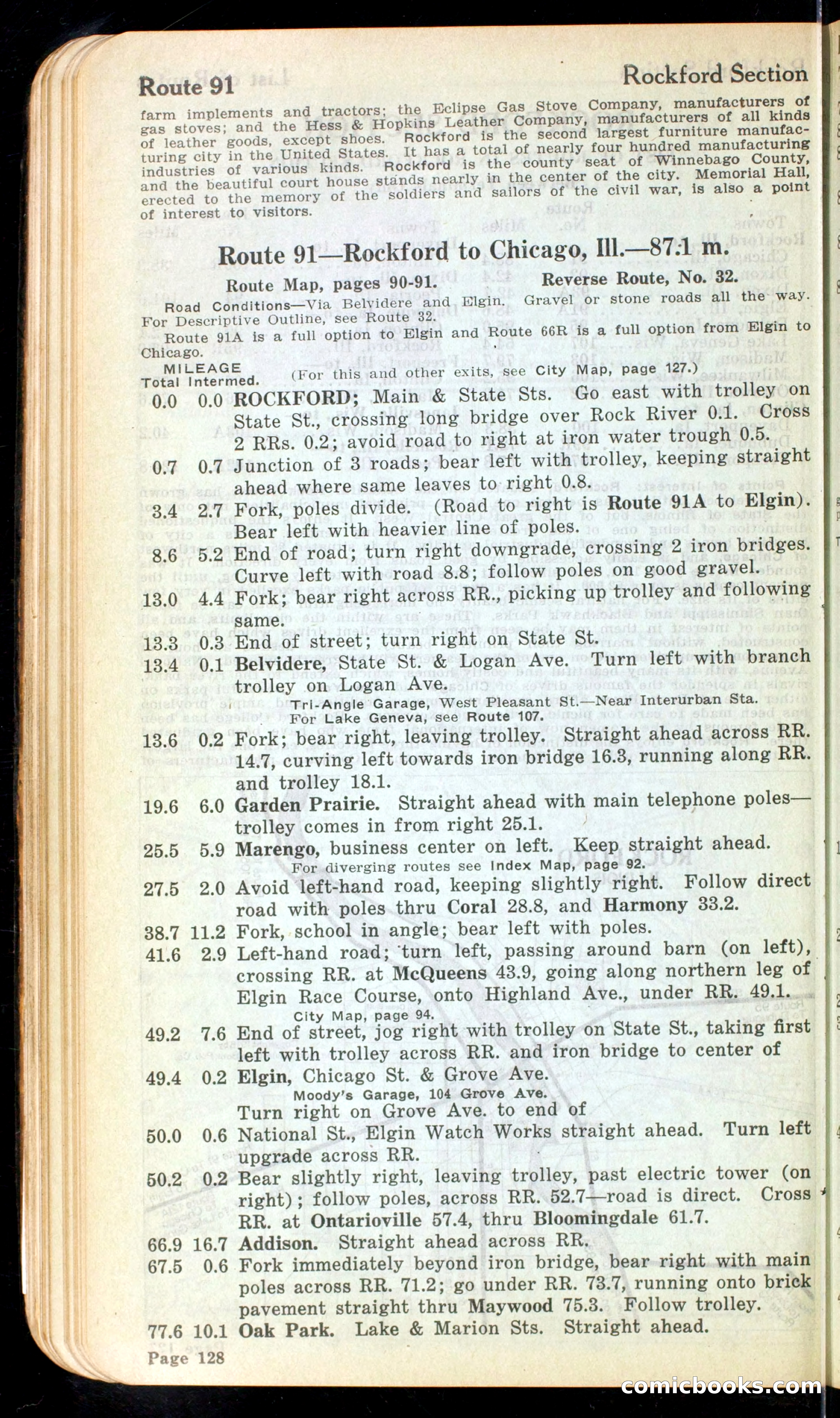 Cleveland Automobile Blue Book, Volume 4: The Middle West — page 216 of 400