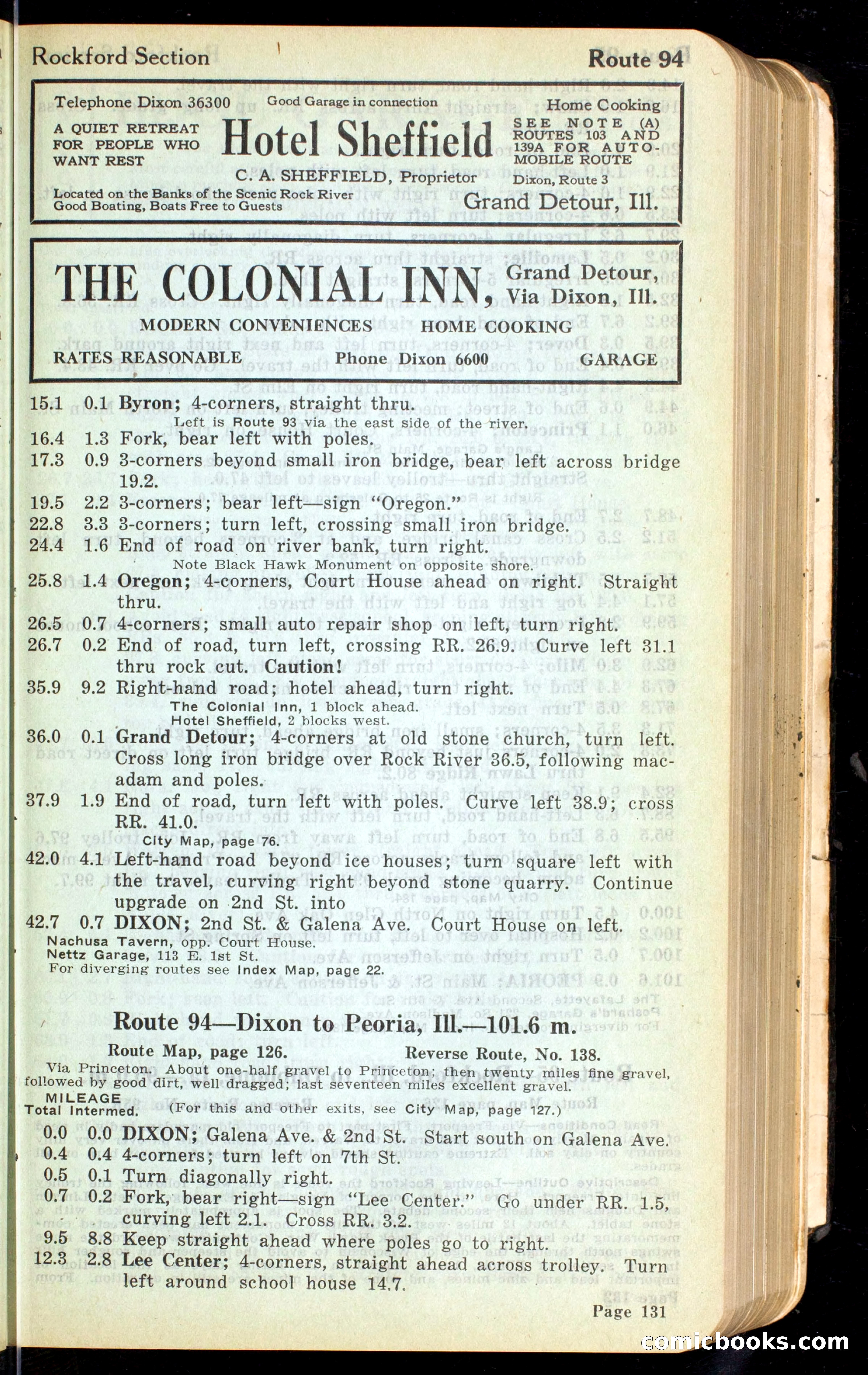 Cleveland Automobile Blue Book, Volume 4: The Middle West — page 219 of 400