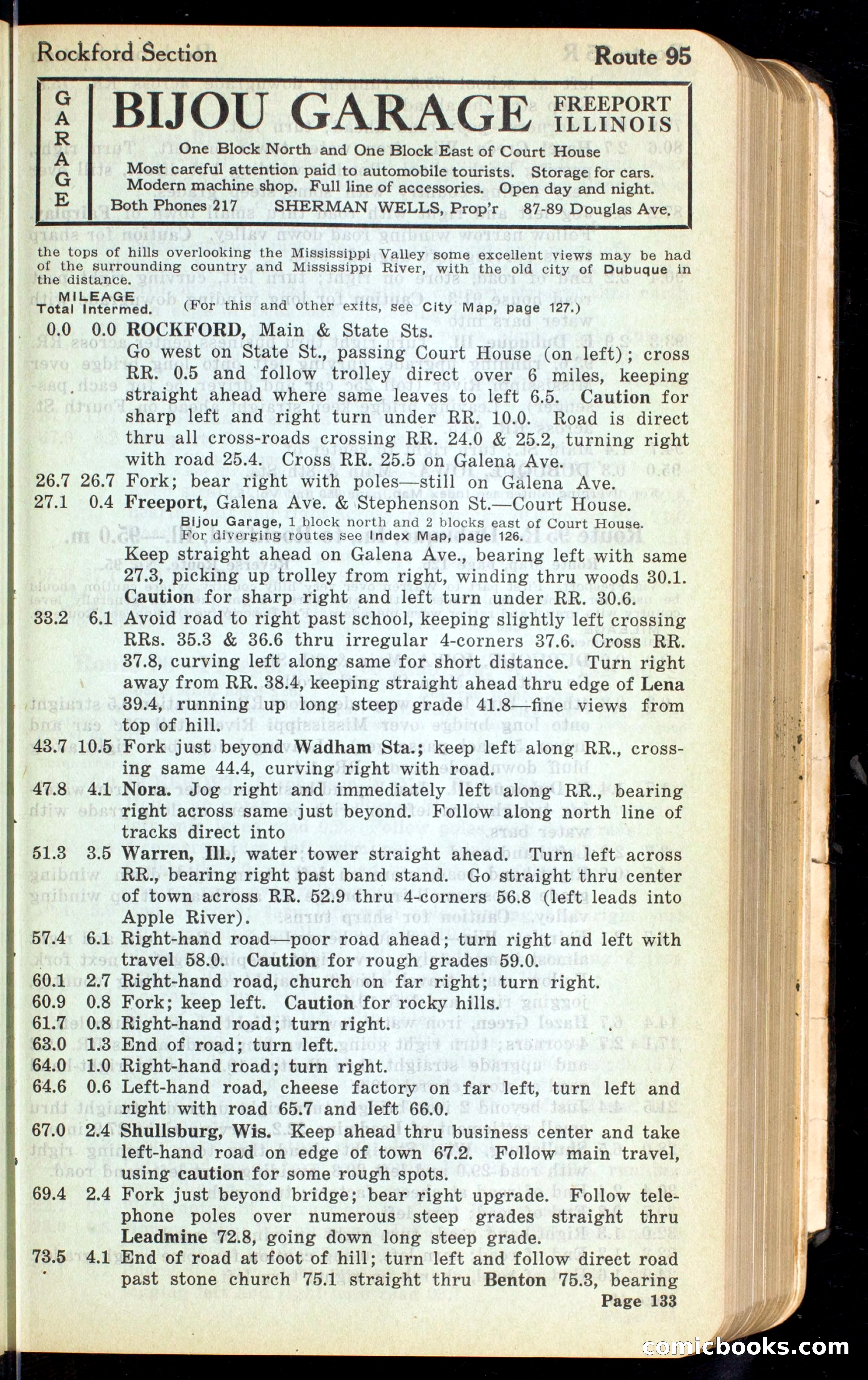 Cleveland Automobile Blue Book, Volume 4: The Middle West — page 221 of 400