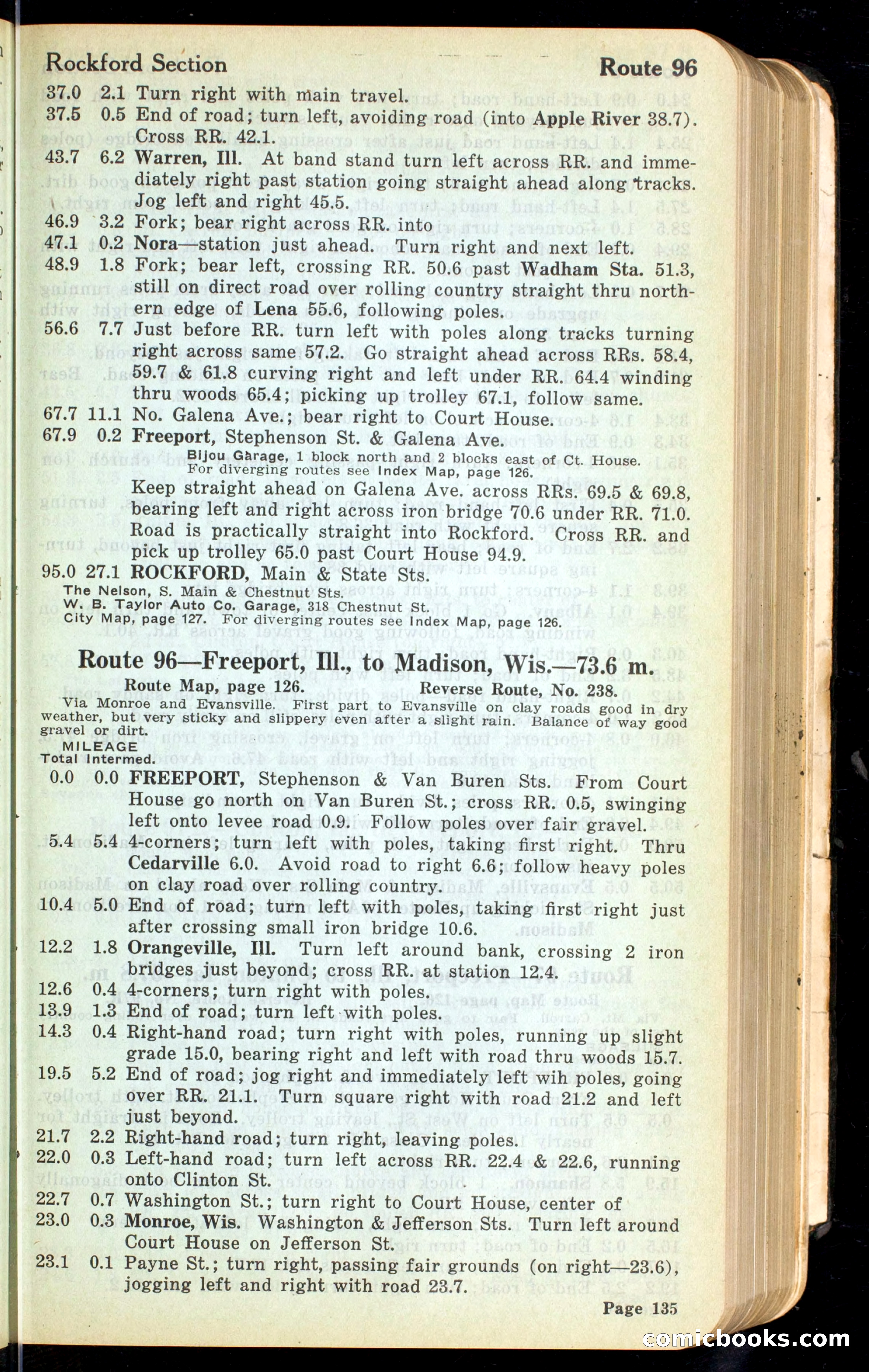 Cleveland Automobile Blue Book, Volume 4: The Middle West — page 223 of 400