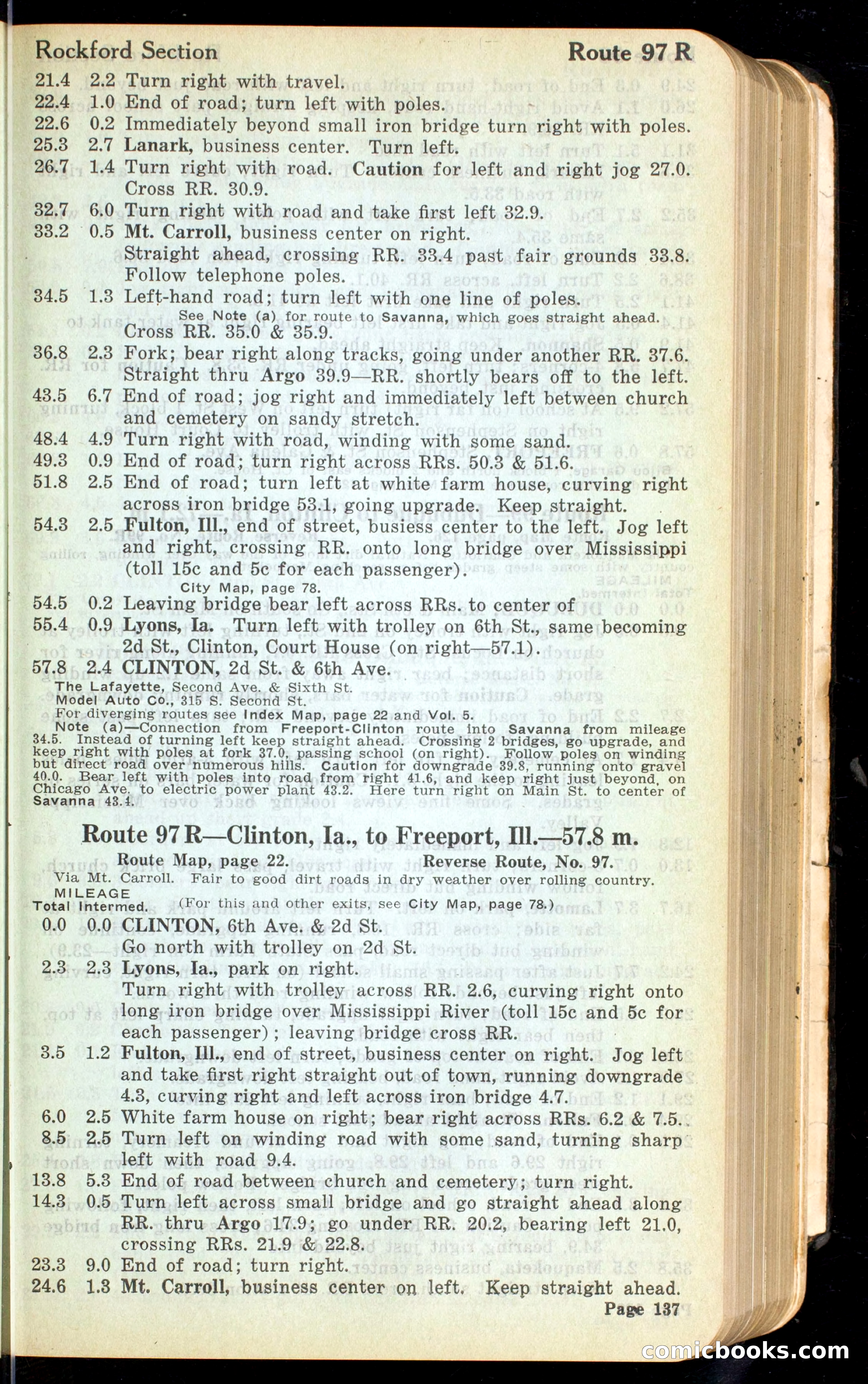 Cleveland Automobile Blue Book, Volume 4: The Middle West — page 225 of 400