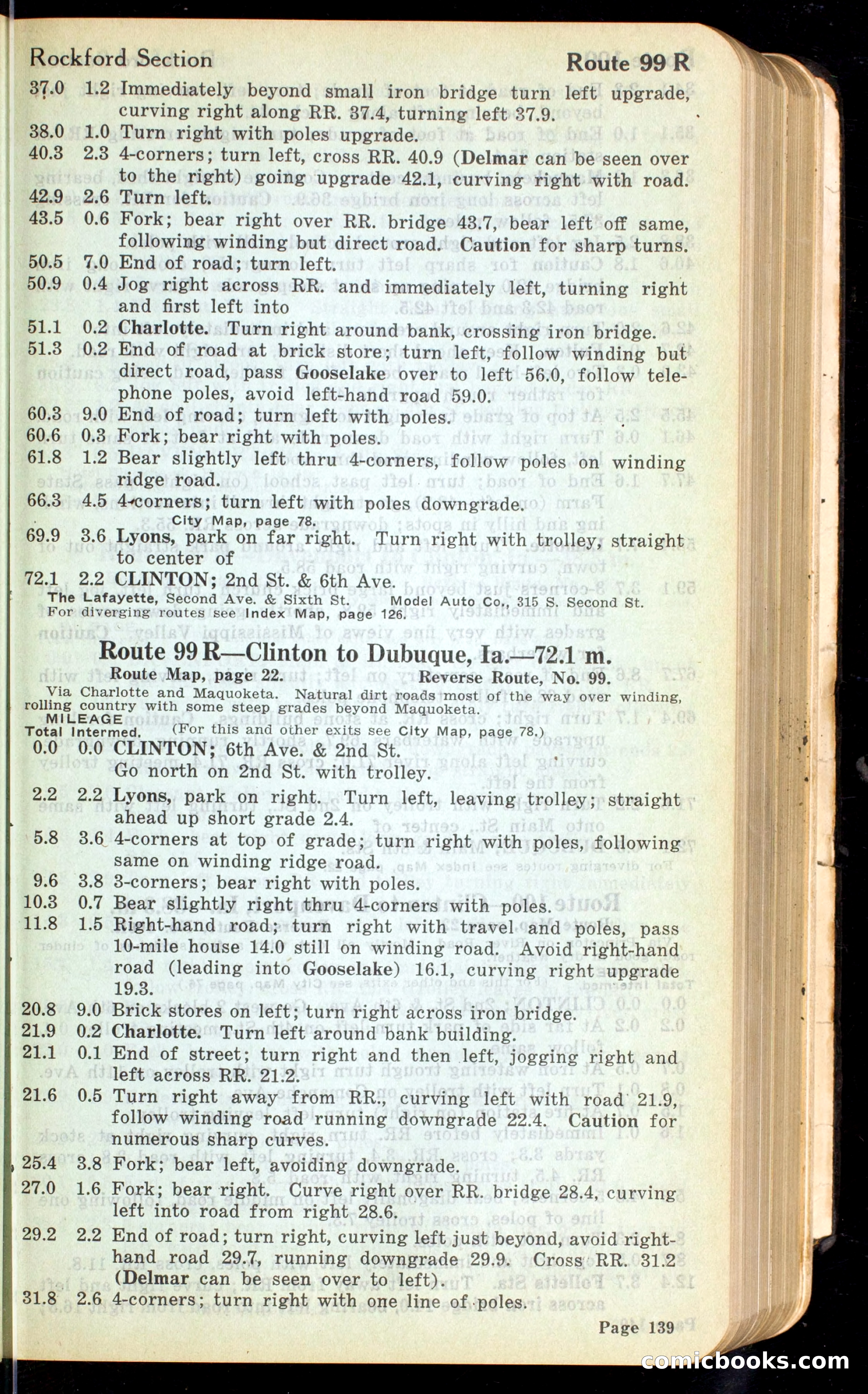 Cleveland Automobile Blue Book, Volume 4: The Middle West — page 227 of 400