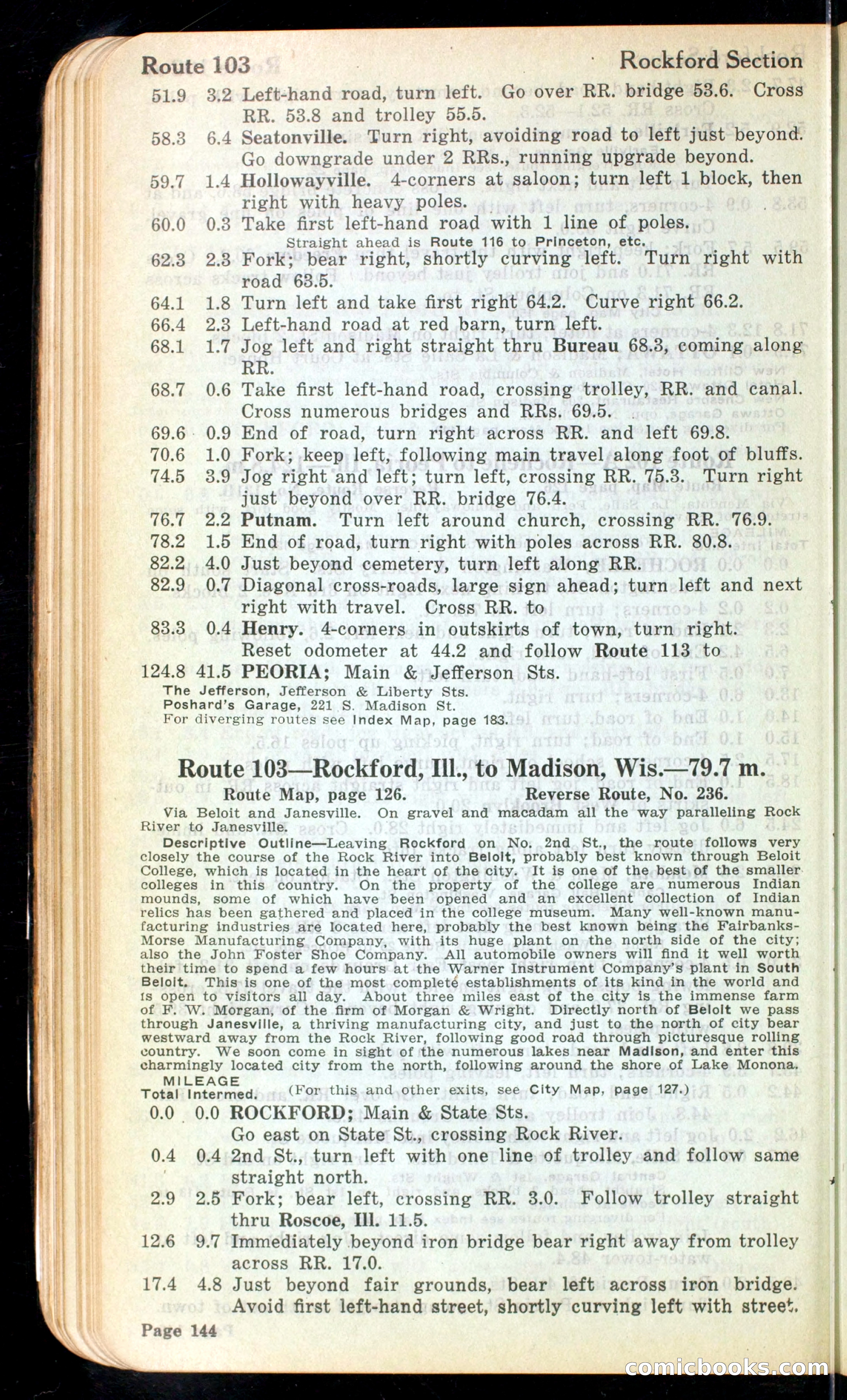 Cleveland Automobile Blue Book, Volume 4: The Middle West — page 232 of 400