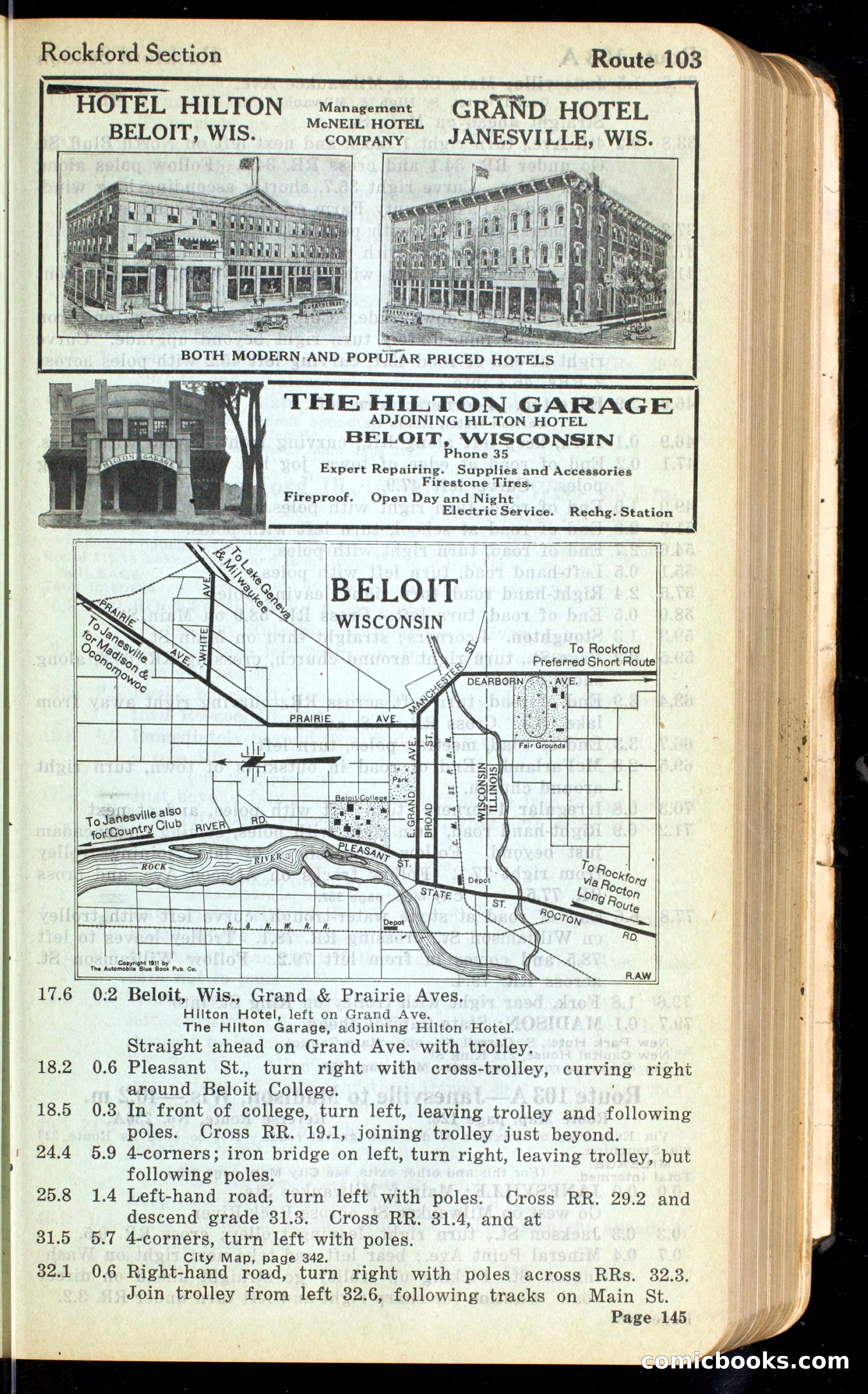 Cleveland Automobile Blue Book, Volume 4: The Middle West — page 233 of 400