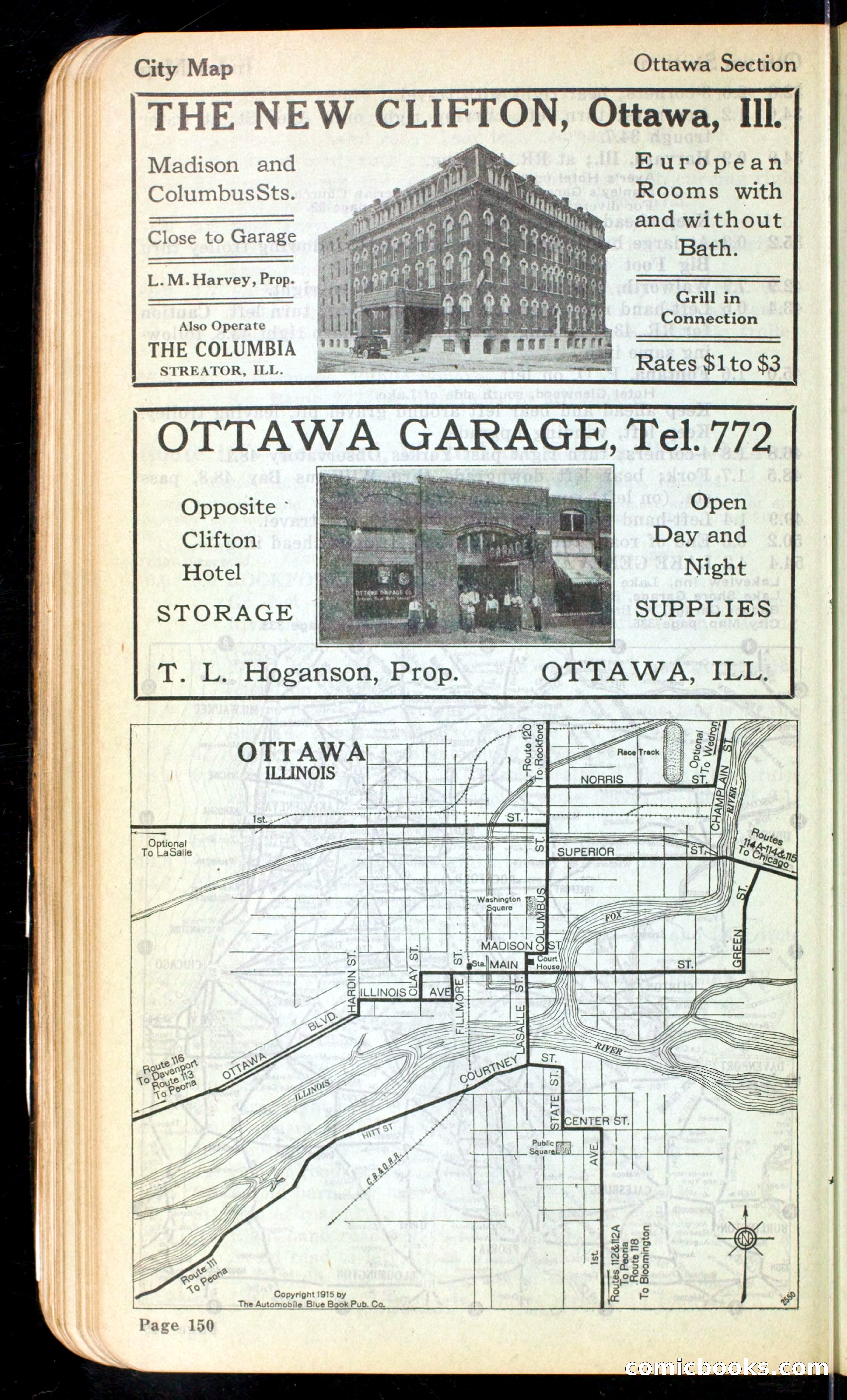 Cleveland Automobile Blue Book, Volume 4: The Middle West — page 238 of 400