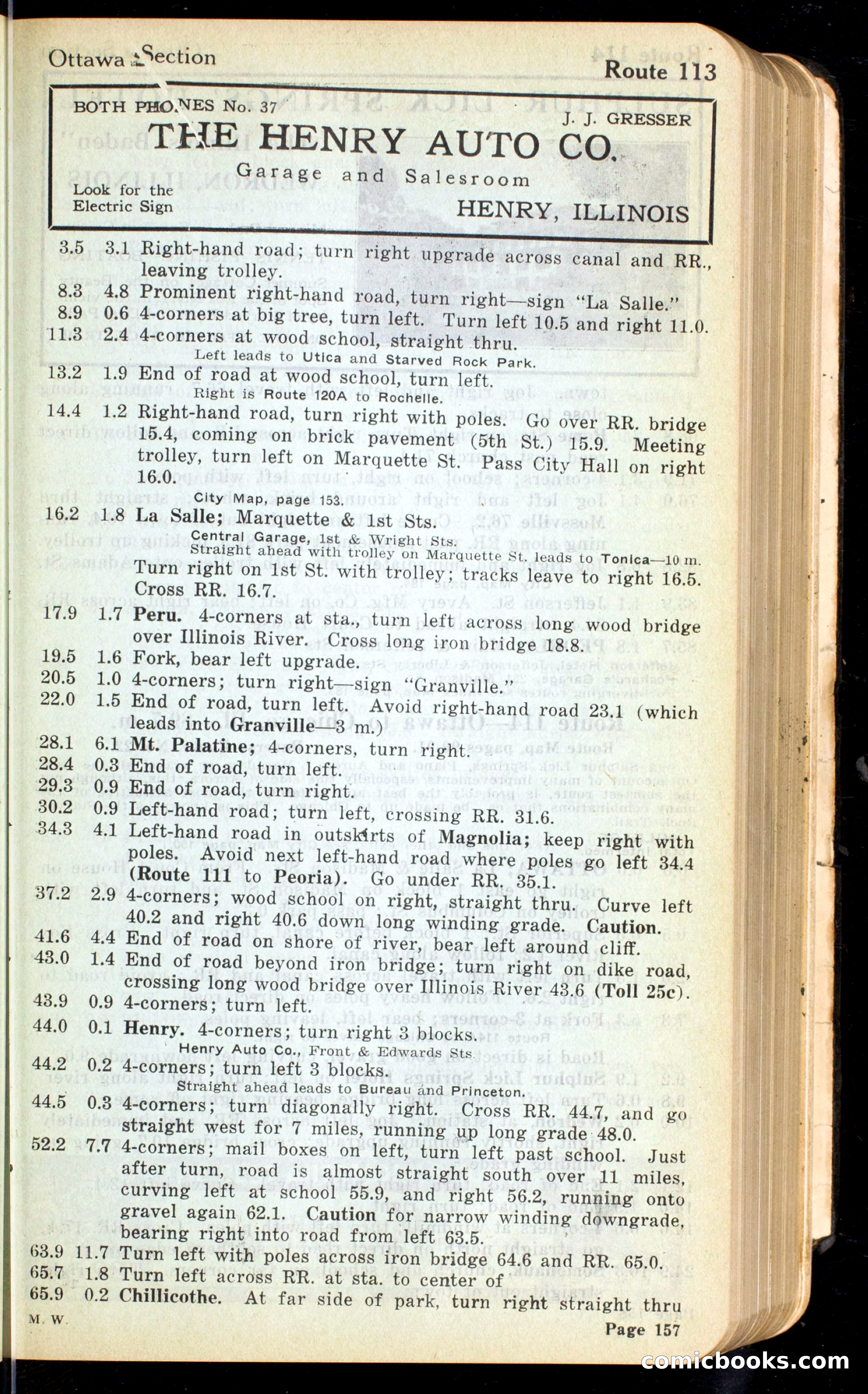 Cleveland Automobile Blue Book, Volume 4: The Middle West — page 245 of 400