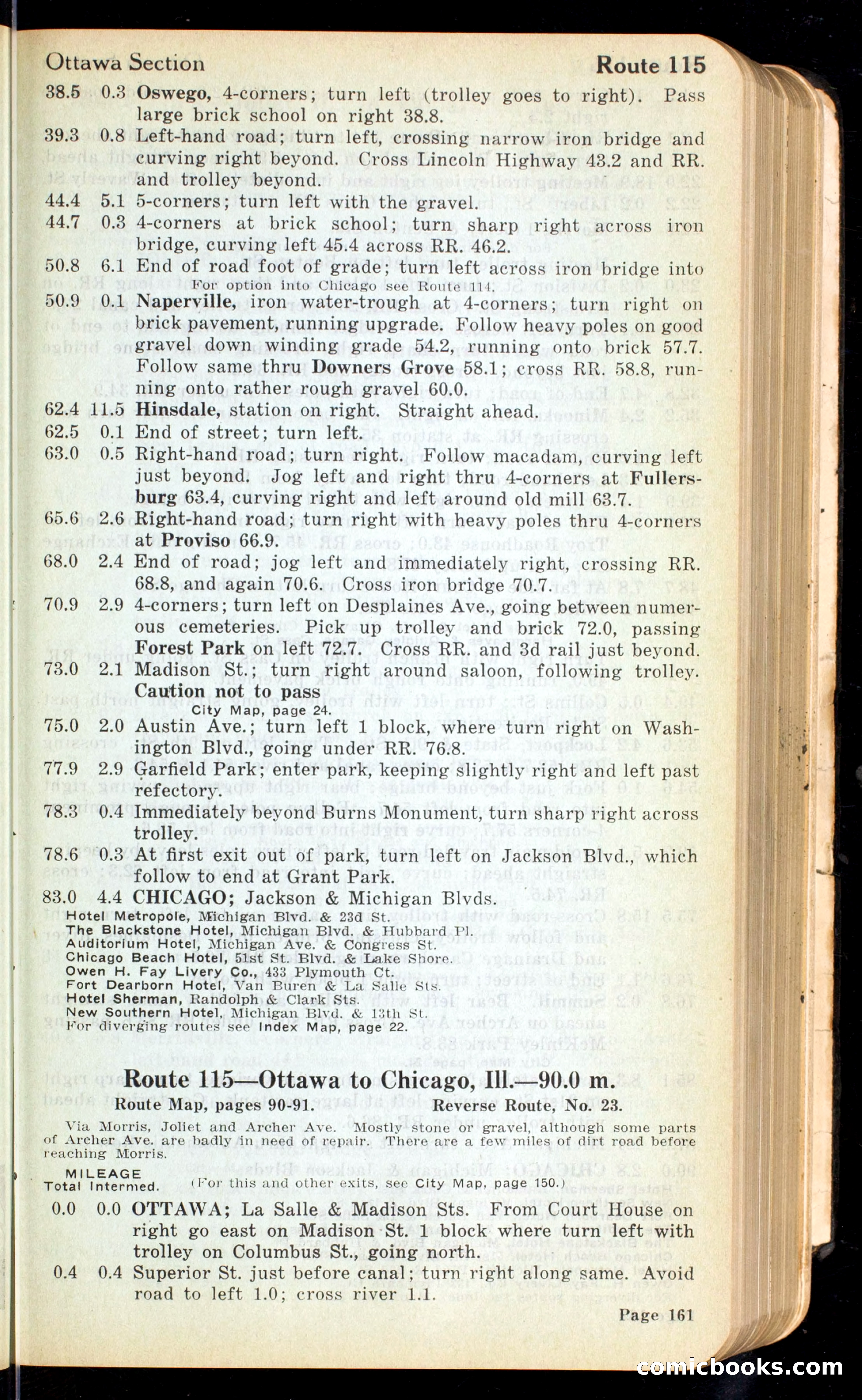 Cleveland Automobile Blue Book, Volume 4: The Middle West — page 249 of 400